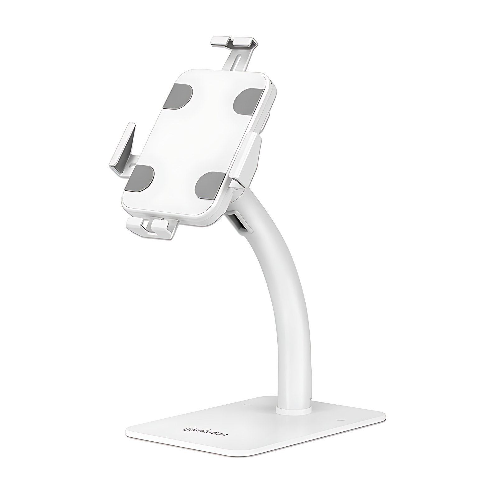 Soporte Tableta De Escritorio 7.9 A 11″ , A – 20.1cm (7.9″) A 27.9cm (11″) Para Pantalla Plana – 1kg Capacidad De Carga – Independiente, De Escritorio, Encimera – Acero, Plástico – Blanco – Para Tableta, Ipad, Ipad Air, Ipad Mini, Business, Espacio Público, Monitor, Proyector, Portátil, Pantalla – Rotación 360°, Inclinable, Ancho Ajustable, Ajustable, Seguro, Antirrobo, Bloqueable, Gestión De Cableado, Robusto, Recubierto Con Polvo, Acceso Fácil A Puertos, …