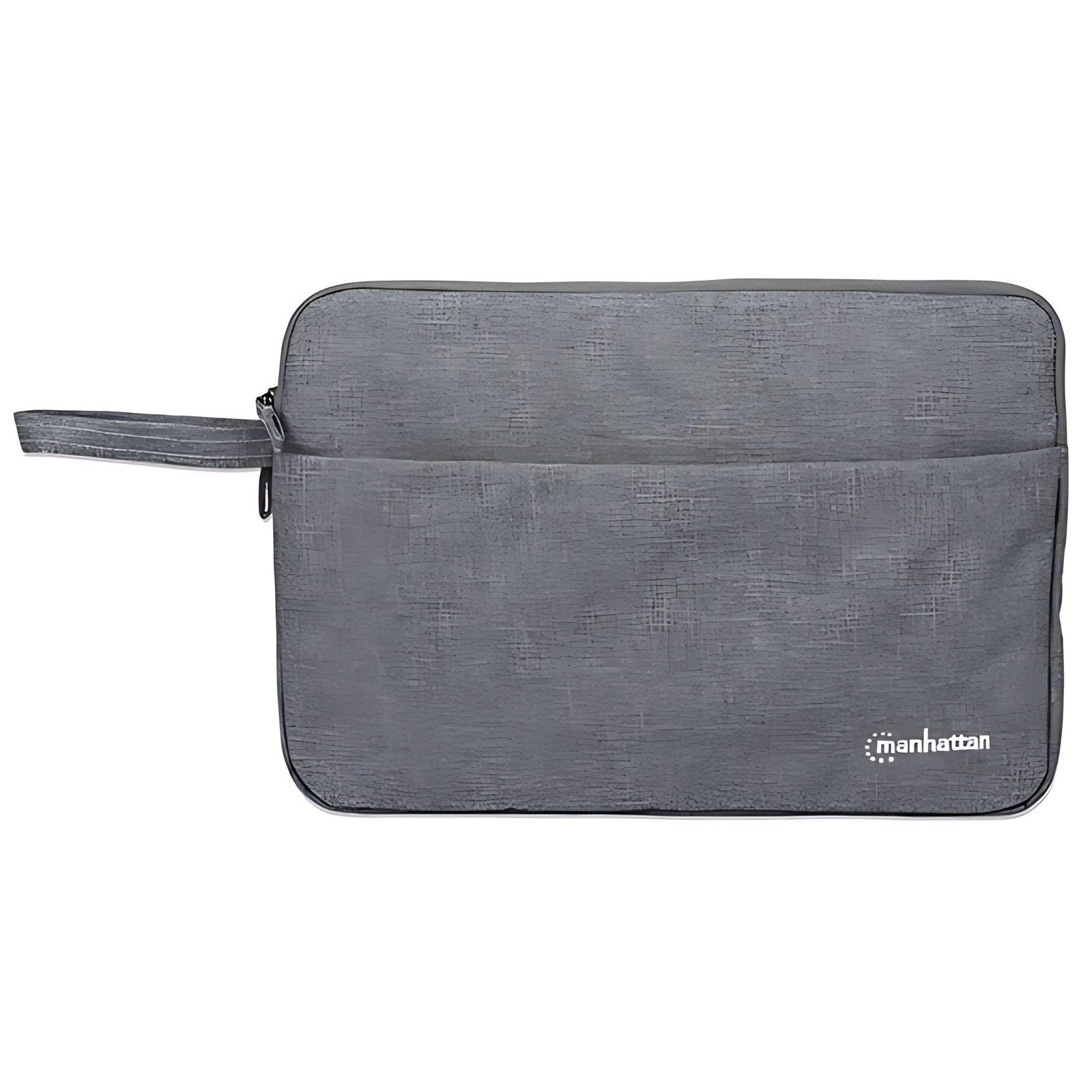 Manhattan Funda para NoteBook Gris 14.5" - Exterior resistente al agua, Resistente a Condiciones Ambientales, Resistente a salpicaduras, Resistente al desgaste, Resistencia a Golpes, Resistencia a arañazos, Interior resistente al agua - Poliéster Cuerpo - Poliéster, Poliéster 300D Exterior Material - Vellón Material Interior - Manejar - 270mm Altura x 383mm Ancho x 30.5mm Profundidad