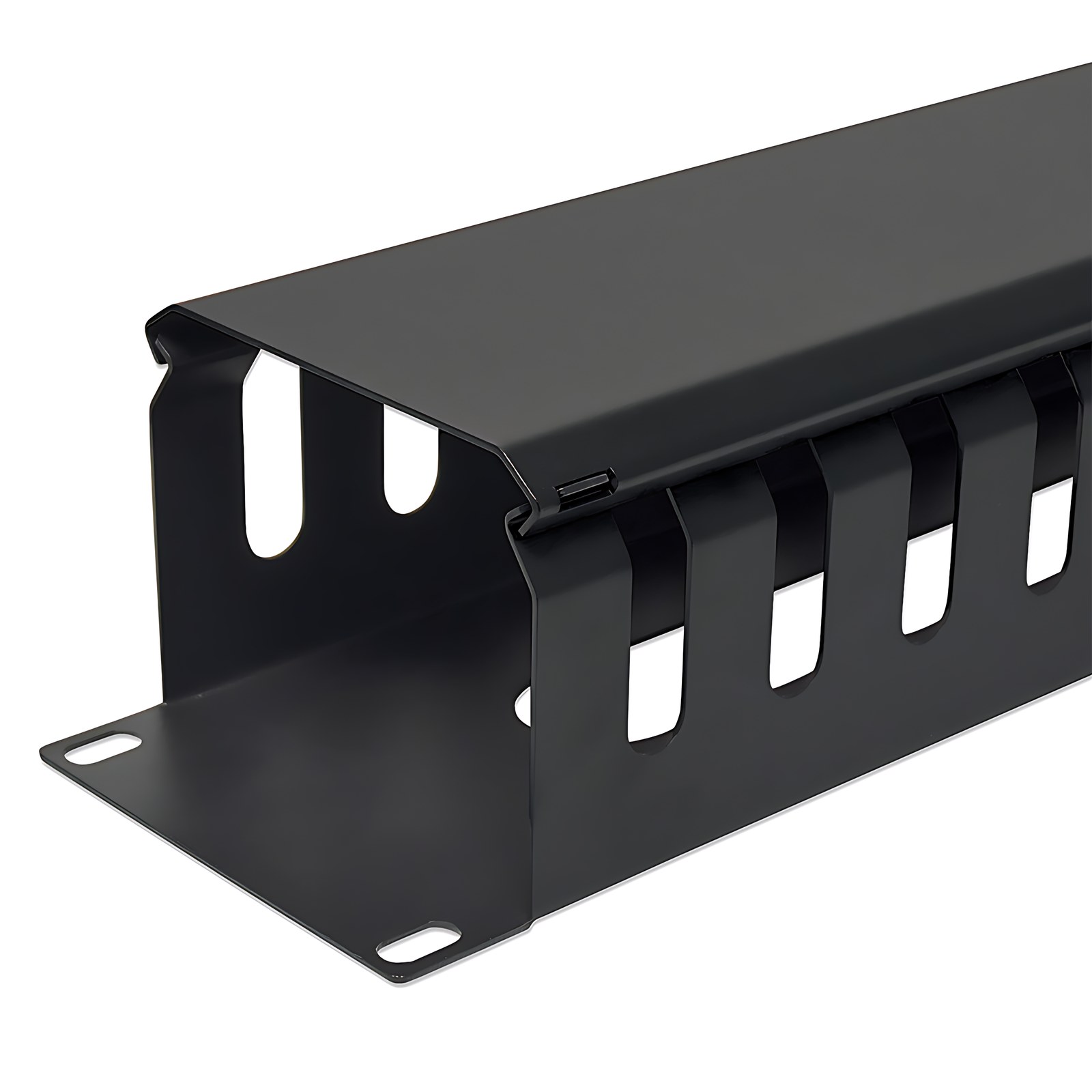 Organizador Horizontal 19" 2U Metalico - Panel del administración de cables - 2U Rack Height x 88mm Longitud - Acero