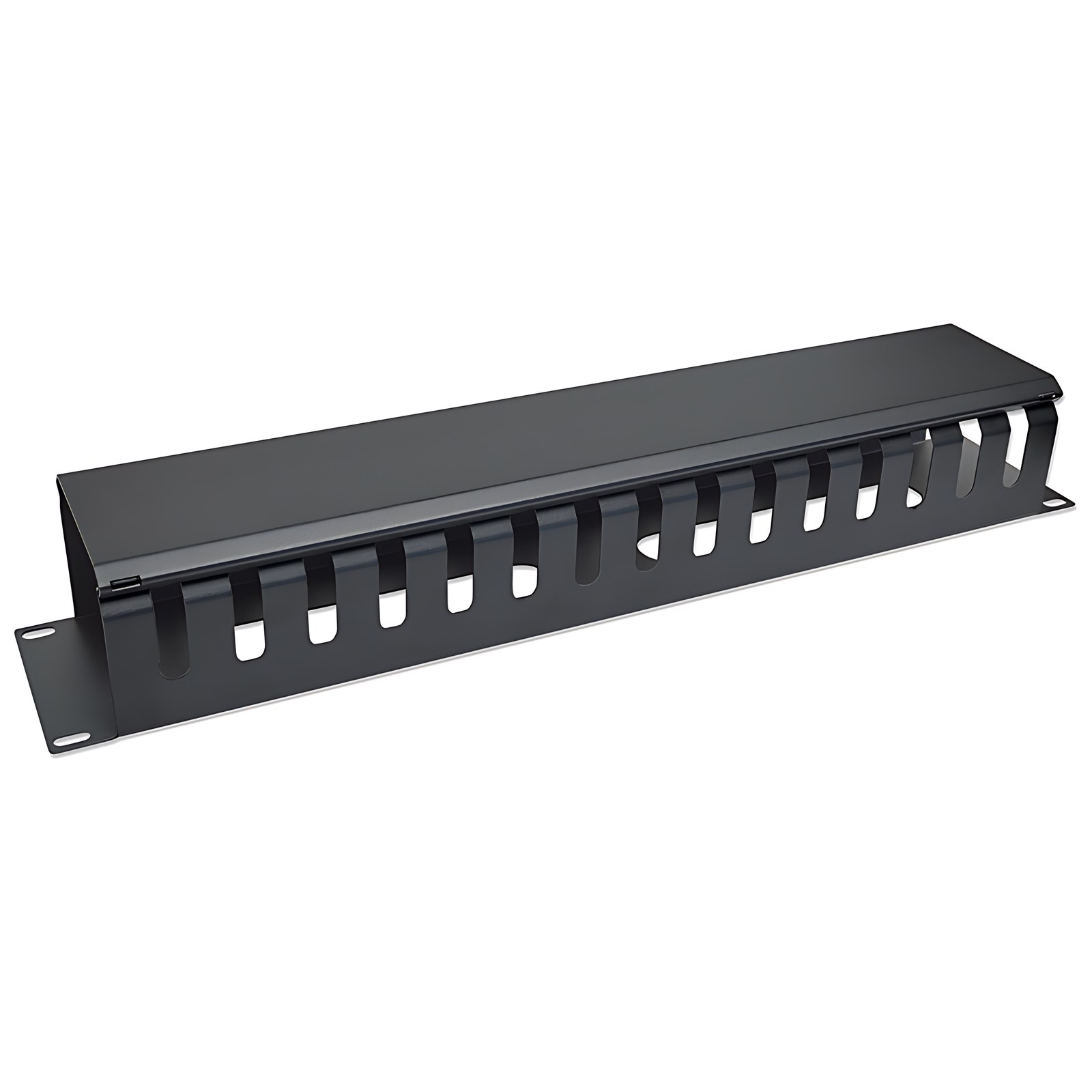 Organizador Horizontal 19" 2U Metalico - Panel del administración de cables - 2U Rack Height x 88mm Longitud - Acero
