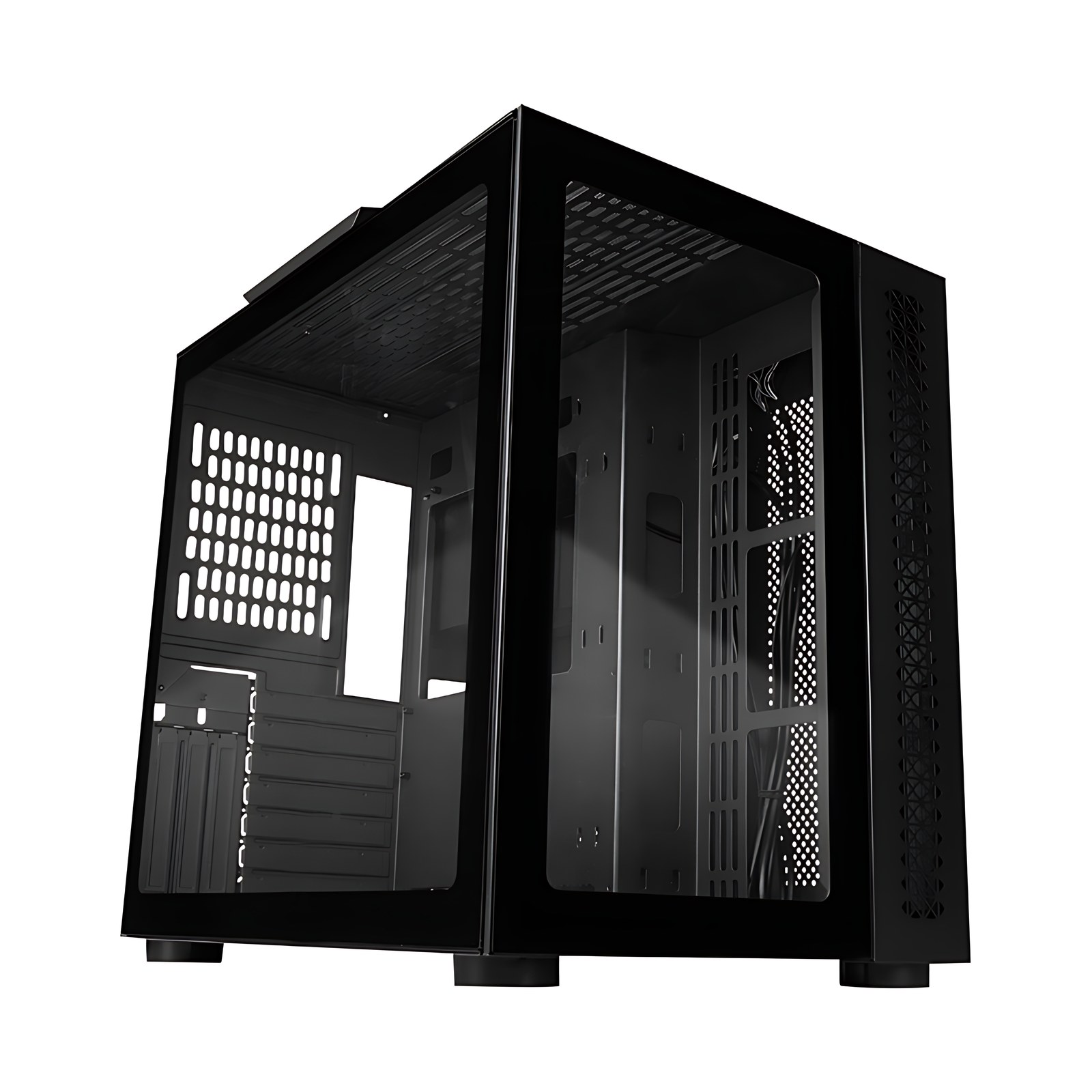 Gabinete Gamer Game Factor Csg700 Hasta 10 Ventiladores/ Atx/ Blk