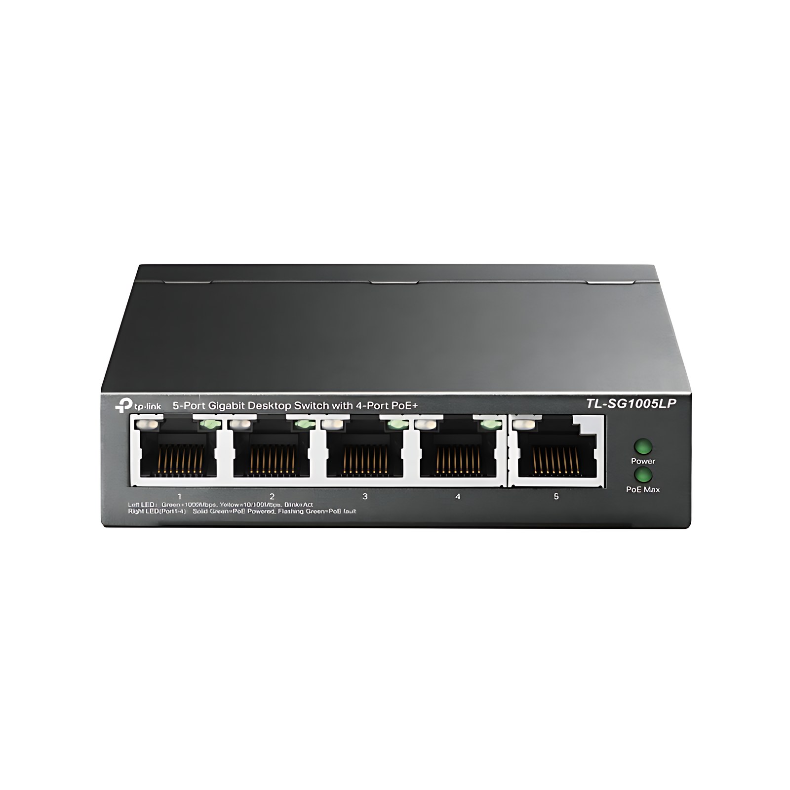 TP-Link switch de escritorio Gigabit de 5 puertos con 4 puertos PoE+