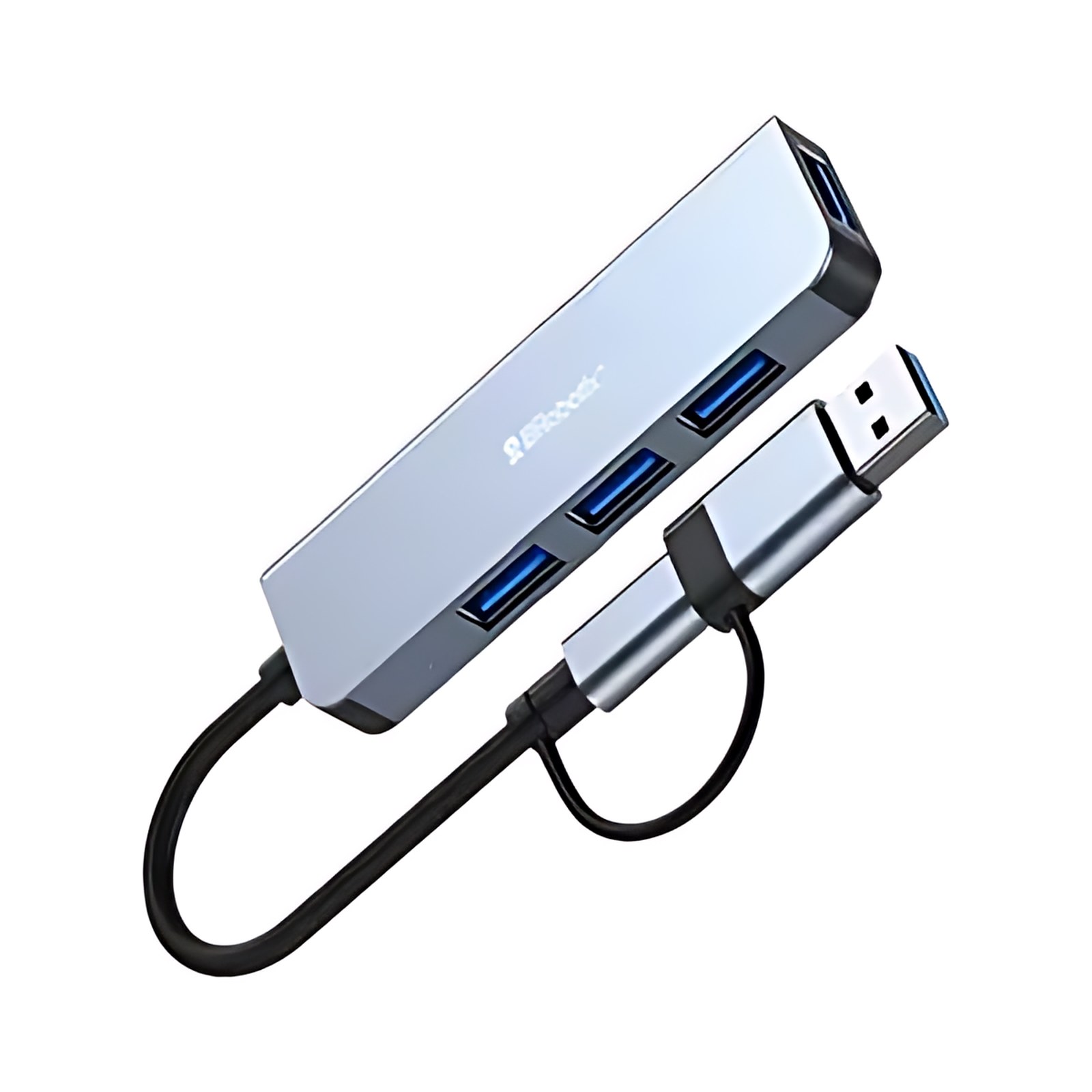 Docking 4 En 1 Usb V3.0 Conector Dual Tipo “c” Y Tipo “a” A 4 Puertos Tipo A, Plug And Play, 4 Puertos Usb 3.0