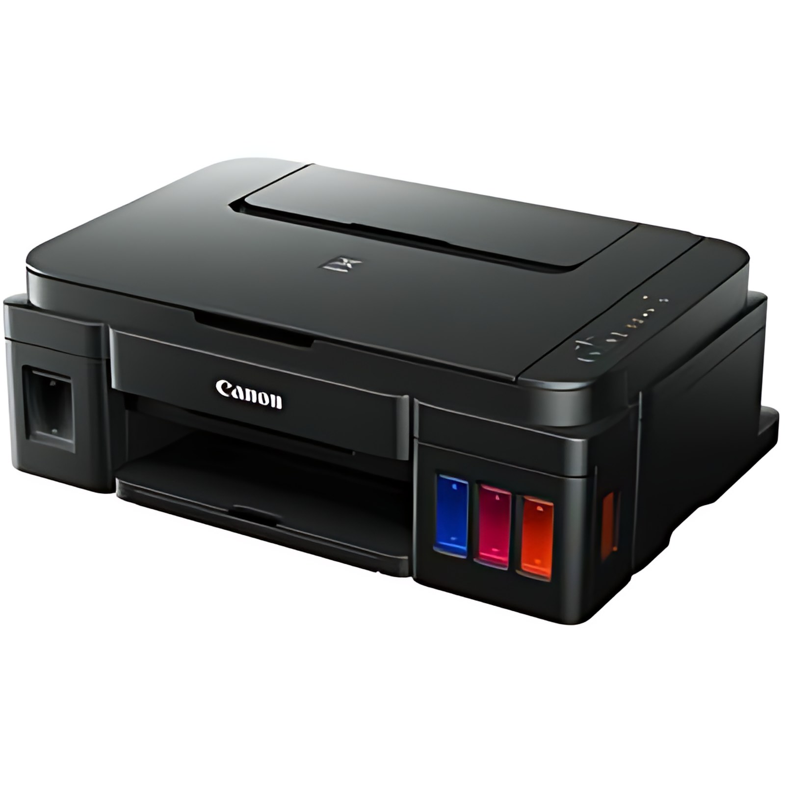 Multifuncional De Tinta Continua Pixma G2110, Consumibles: Gi-190.la Nueva Impresora Multifuncional De Inyección De Tinta Pixma G2110 Proporciona La Capacidad De Imprimir, Copiar Y Escanear. Su Nueva Pantalla Lcd De 3.05 Cm Permite Hacer Copias Fácilmente. Esta Impresora También Proporciona Muchas De Las Funciones Populares Que Se Encuentran En Los Modelos Anteriores Tal Como El Sistema De Tinta Híbrido Integrado, Diseño Compacto Y Capacidades De Impresión Sin Bordes.1 El Sistema De Tinta Híbrido De La Nueva Impresora Pixma G2110 Utiliza Tintas Con Pigmentos Y Colorantes Híbridos Que Produce Una Calidad De Imagen Mejorada Para Negros Más Oscuros Para Así Lograr Un Texto De Gran Nitidez Y Colores Vibrantes Que Dan Como Resultado Impresiones Con Gran Impacto Visual. Esta Impresora Incorpora Una Almohadilla De Tinta Más Amplia Que Permite Absorber Más Desperdicio De Tinta Para Así Incrementar El Volumen De Impresión. La G2110 Sigue Ofreciendo Un Tubo Hermético, De Alta Calidad, Duradero Y Flexible Que Evita Que La Tinta Se Seque Cuando La Impresora No Está En Uso.