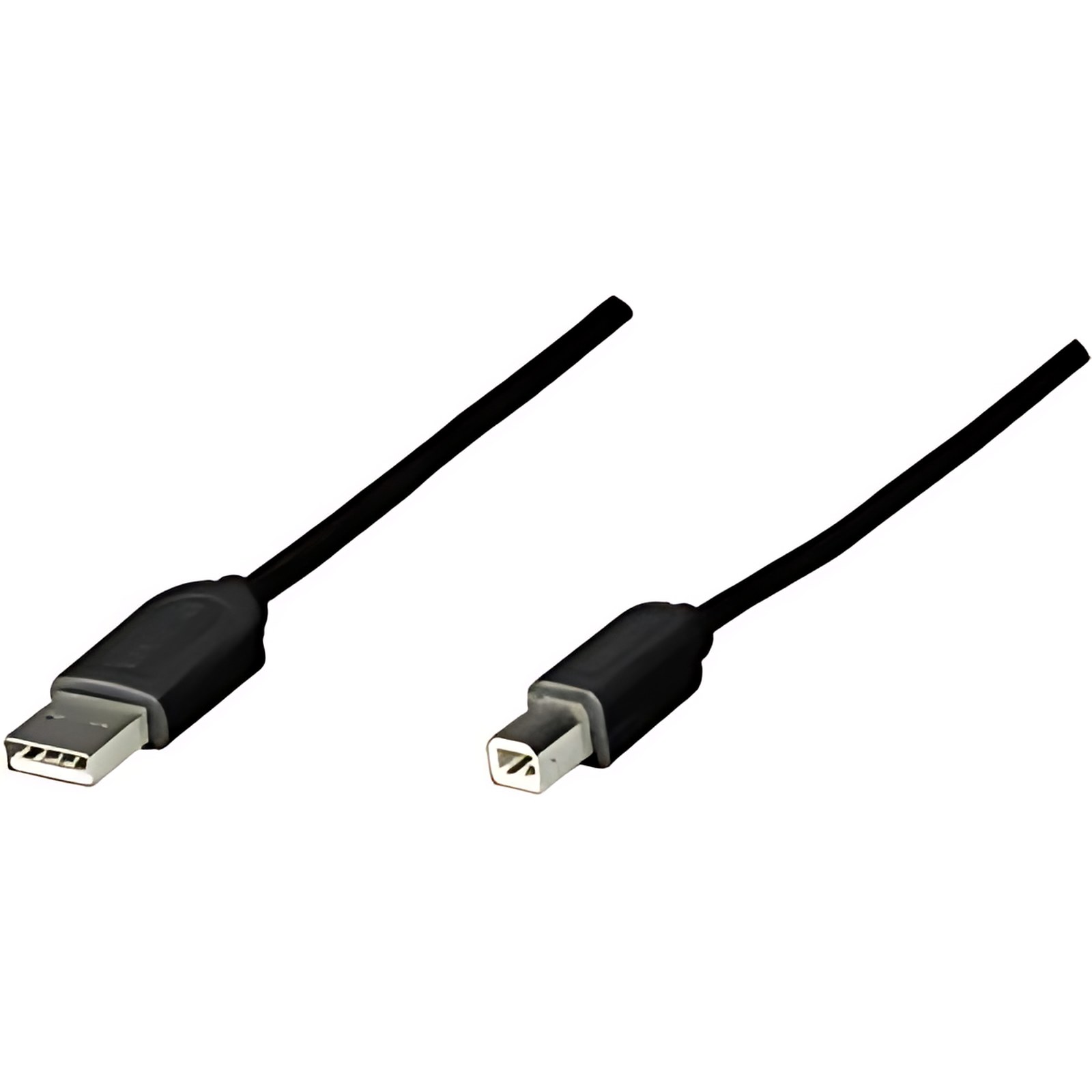 CABLE USB A-B 1.8M NEGRO - Extremo Secundario: 1 x USB 1.1 Type B - Male - Negro