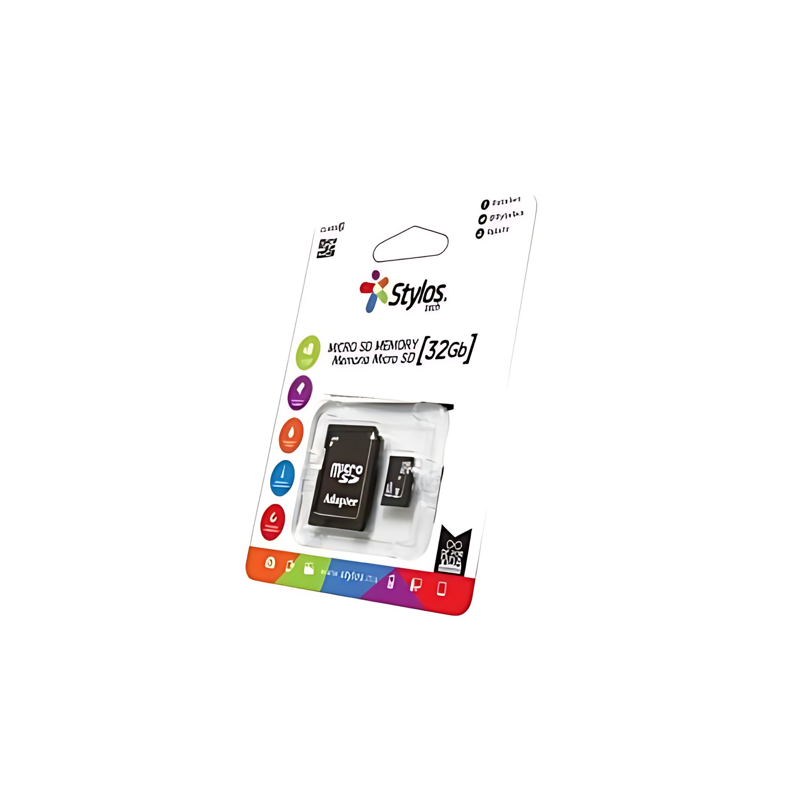 microSDHC Stylos - 32GB - Class 10 - 1Año(s) Garantía