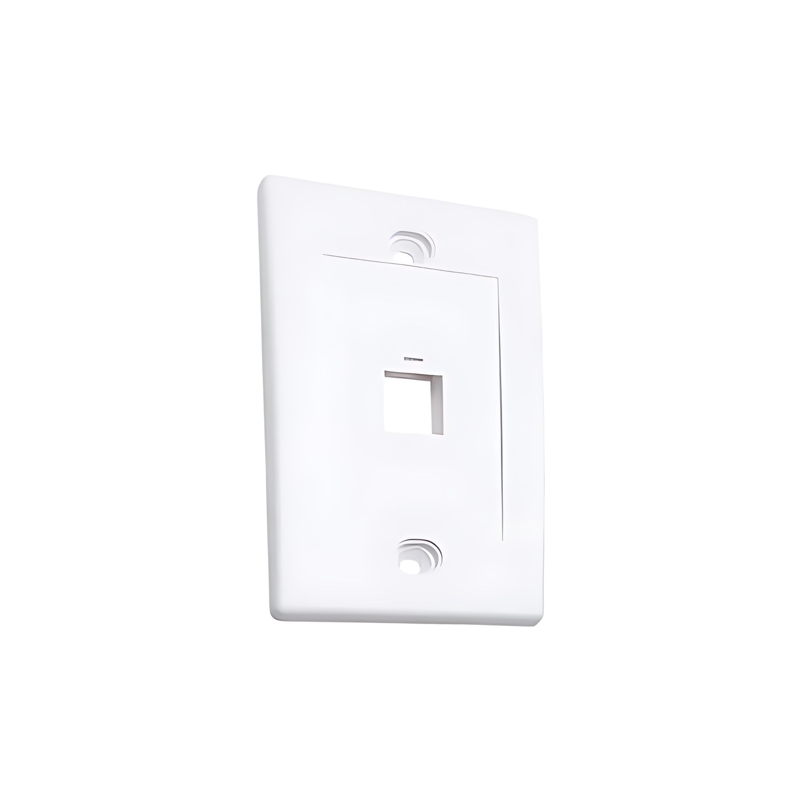 Tapa De Pared Faceplate Placa 1 Puerto Blanco