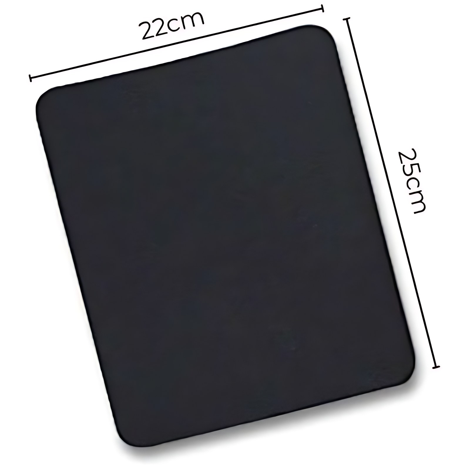 MOUSEPAD ESPUMA INDIVIDUAL NEGRO - Negro - Mayorista