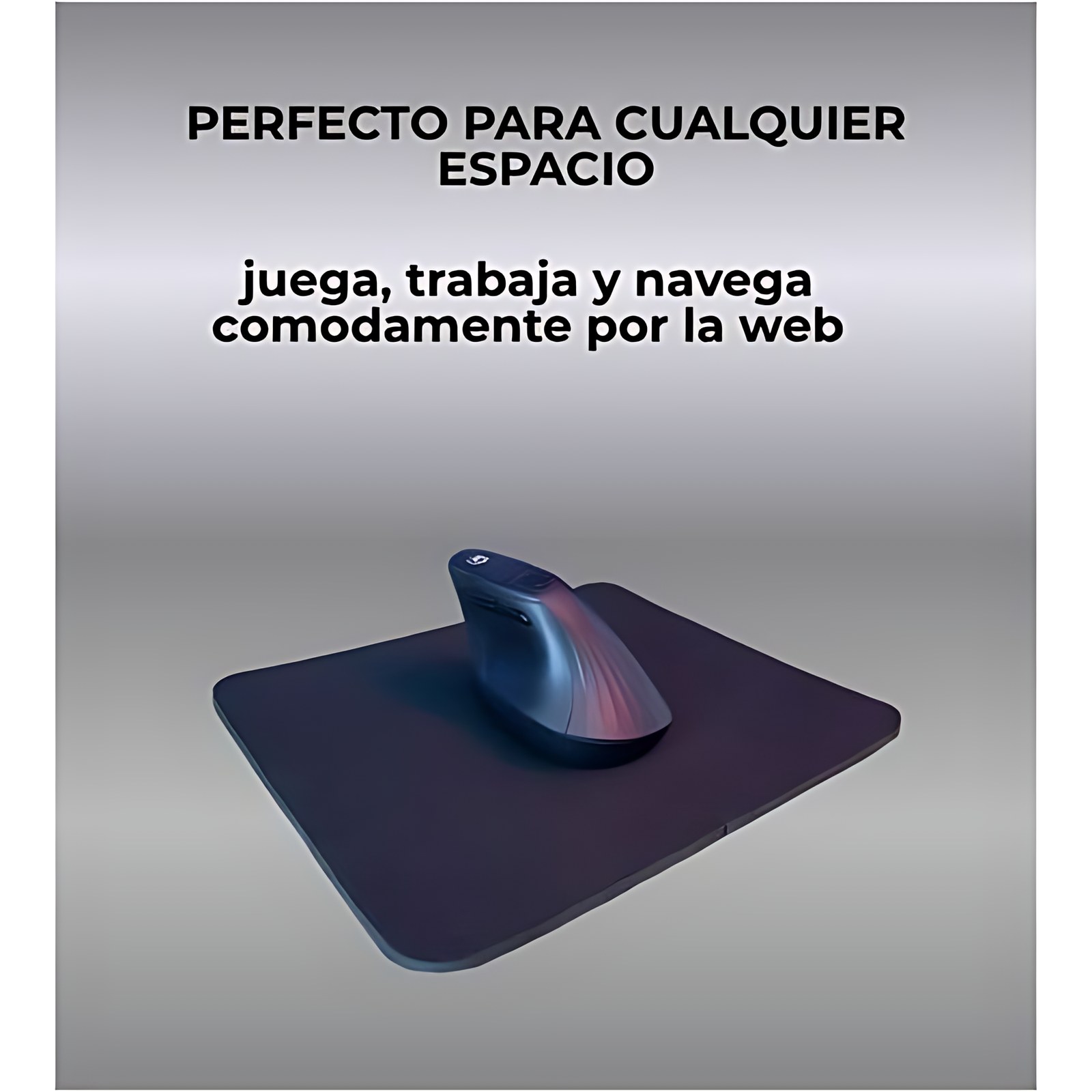 MOUSEPAD ESPUMA INDIVIDUAL NEGRO - Negro - Mayorista