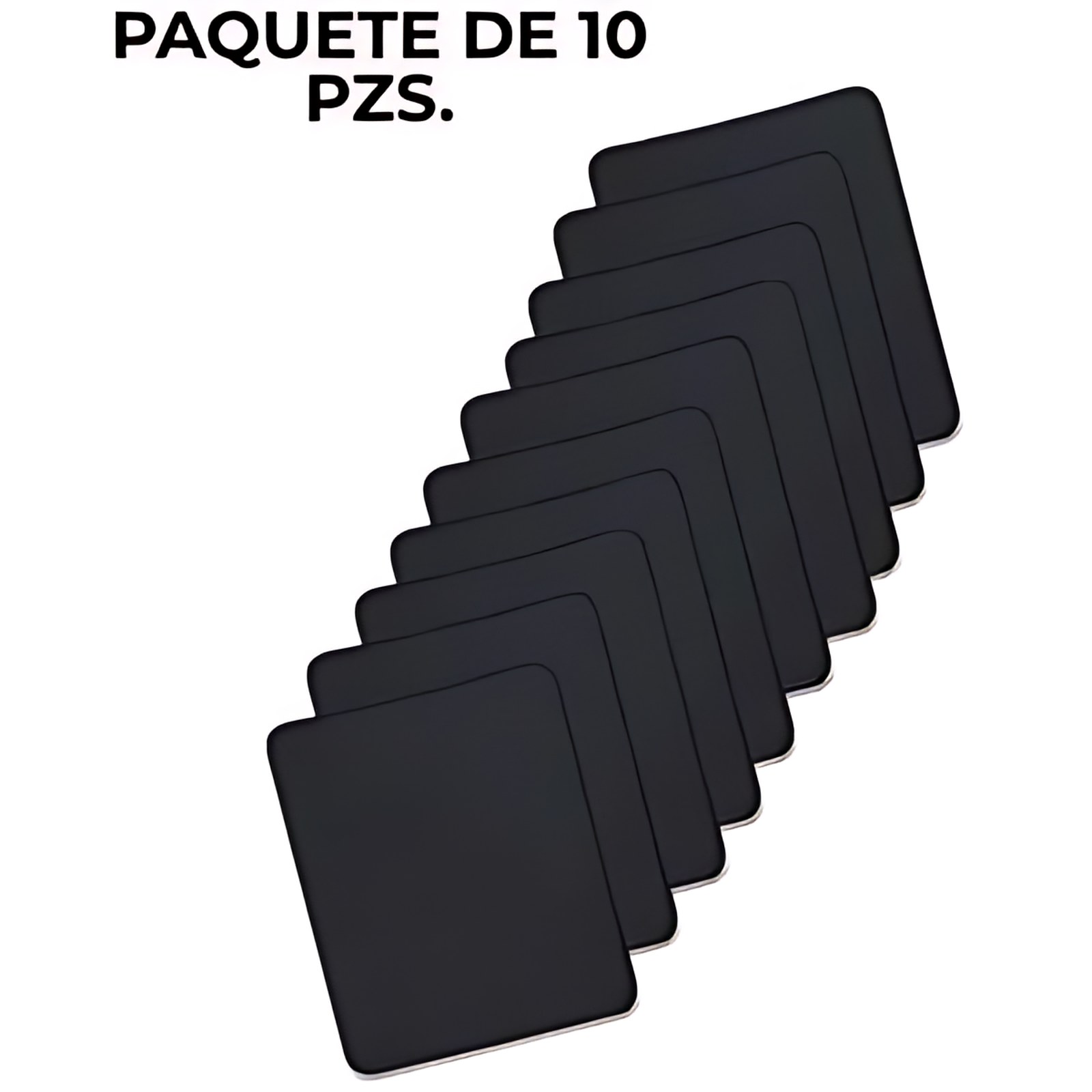 MOUSEPAD ESPUMA INDIVIDUAL NEGRO - Negro - Mayorista