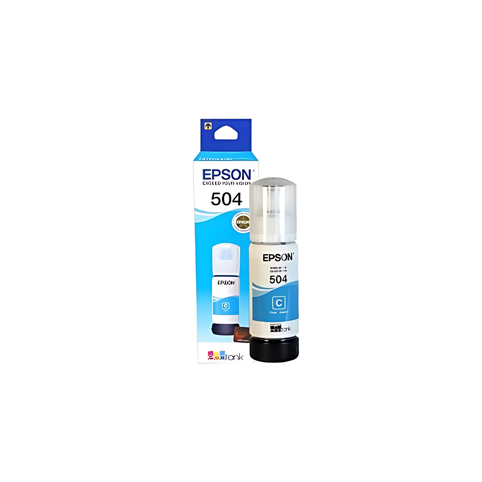 Depósito De Desecho De Tinta Epson T504 – Azul Ciánico – Inyección De Tinta – 70 Ml – 1