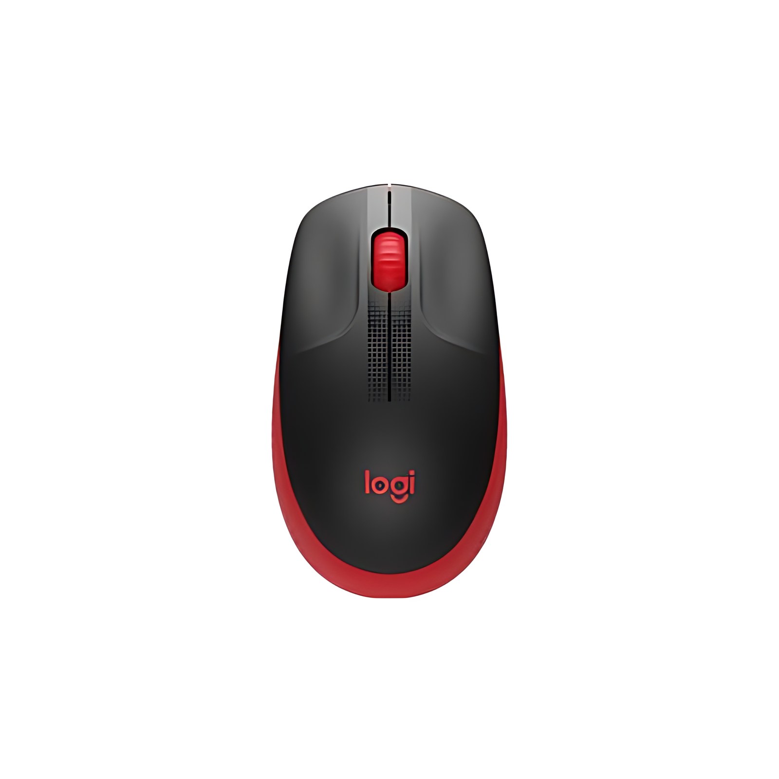 Mouse Inalambrico M190 Ambidiestro De Tamaño Regular Color Rojo