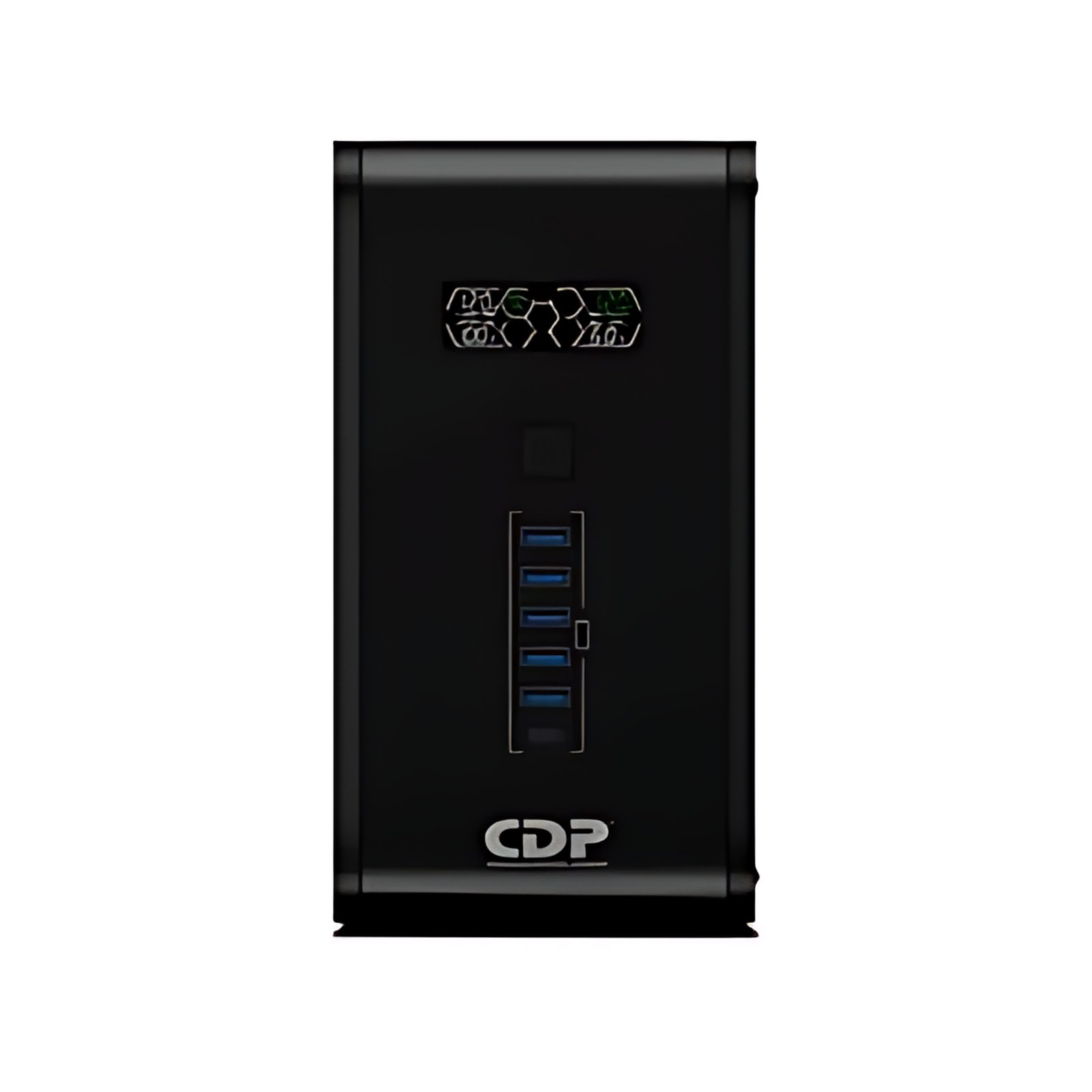No-Break R-SMART 1010, 1000 VA, 500 Watts, 6 contactos tipo NEMA5-15R (4 contactos con respaldo, AVR y supresión de picos y 2 con supresión de picos), amplio rango de entrada, sensor de carga, filtro