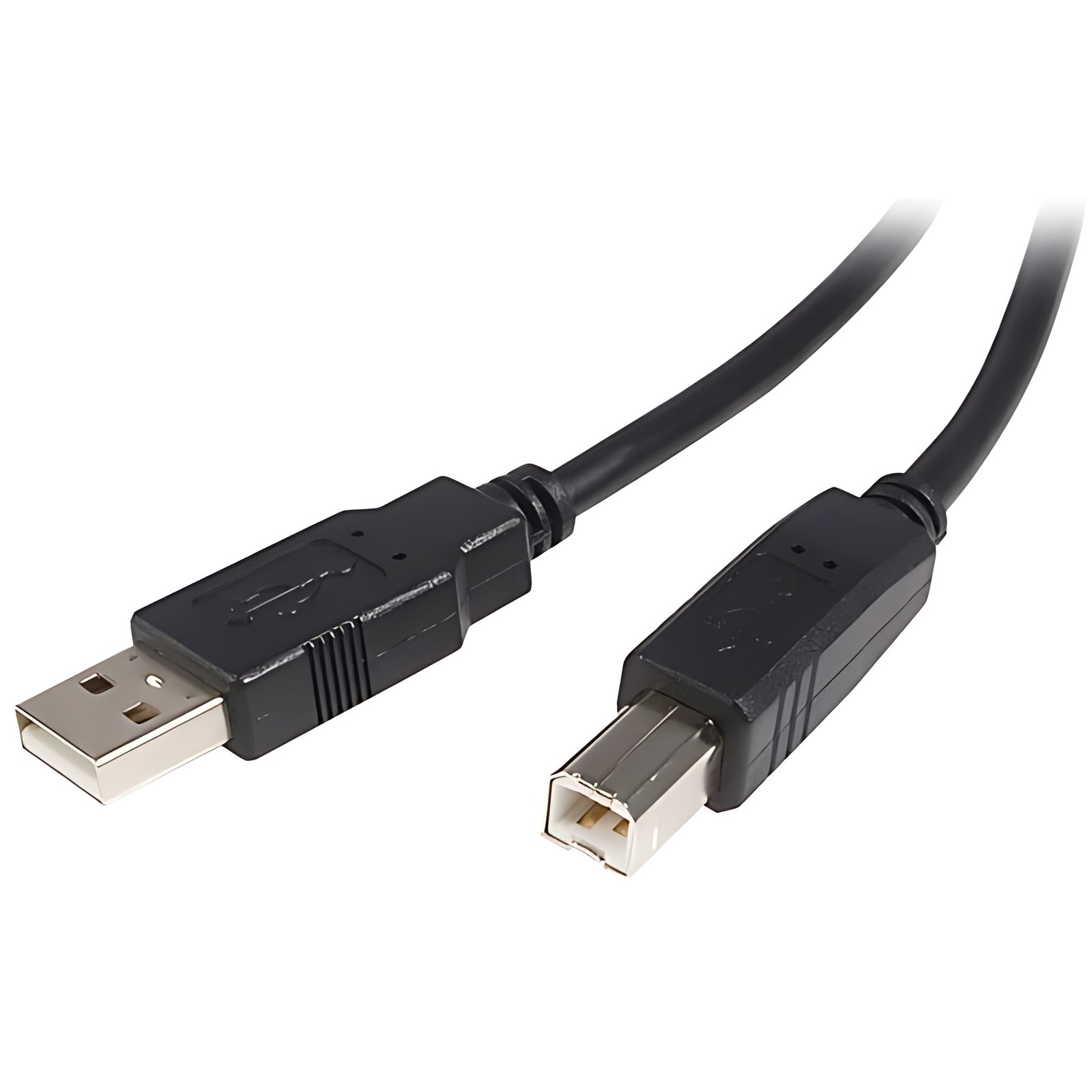 Startech.com Cable Usb De 3m Para Impresora – 1x Usb A Macho – 1x Usb B Macho – Adaptador Negro – Cable For Impresora, Escáner, Disco Duro – Apantallado – Negro