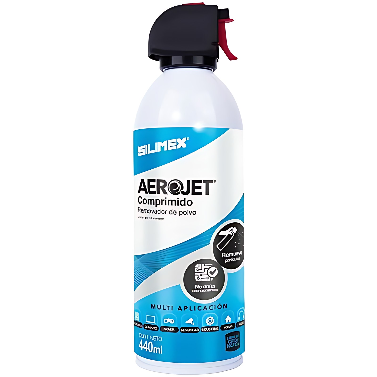 Silimex Air Duster Para Electrónica, Cámara, Industria, Home, Automóvil, Calculadora – 440ml