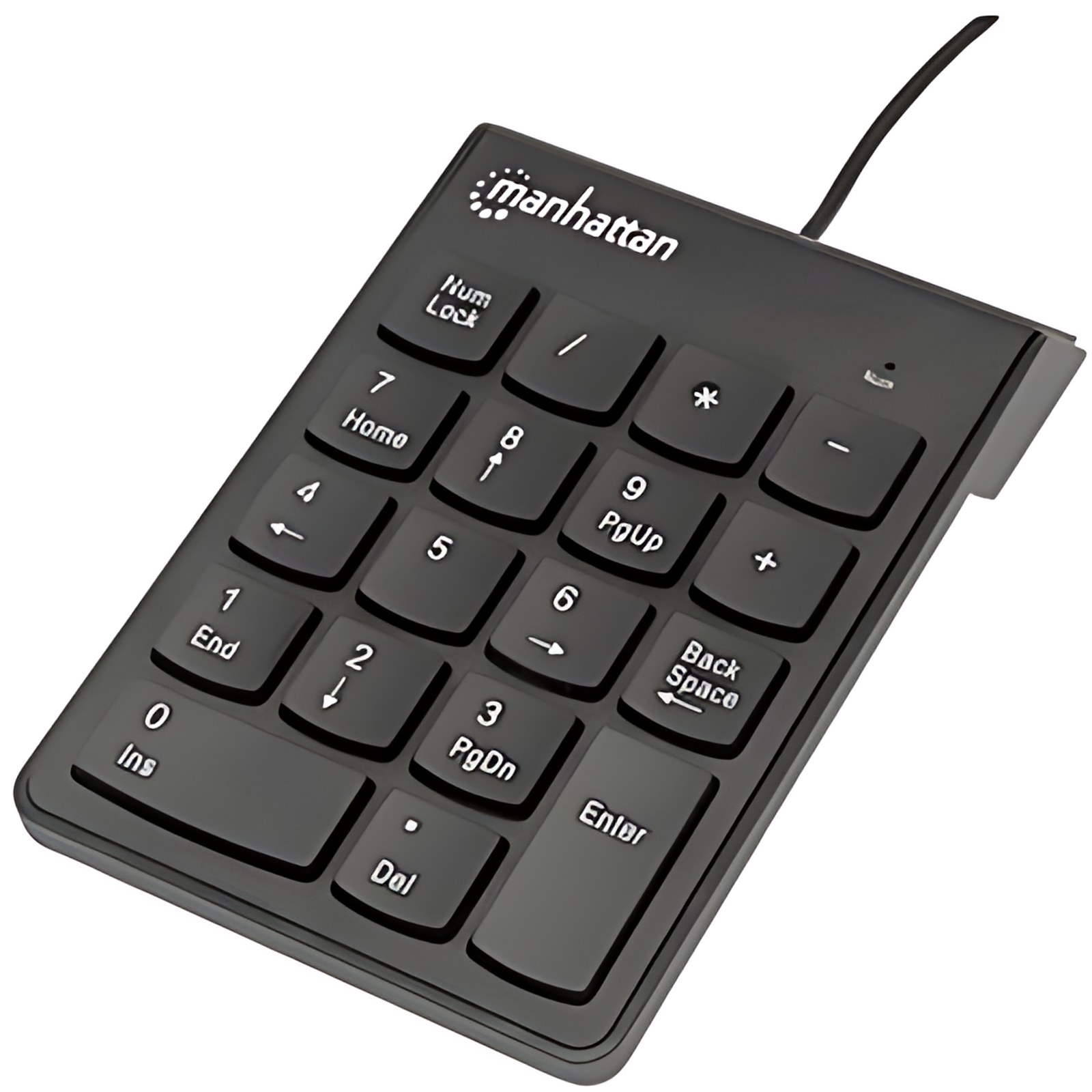 Teclado Numerico Alambrico Conexion Usb Negro – Manhattan Teclado Numérico – Keypad