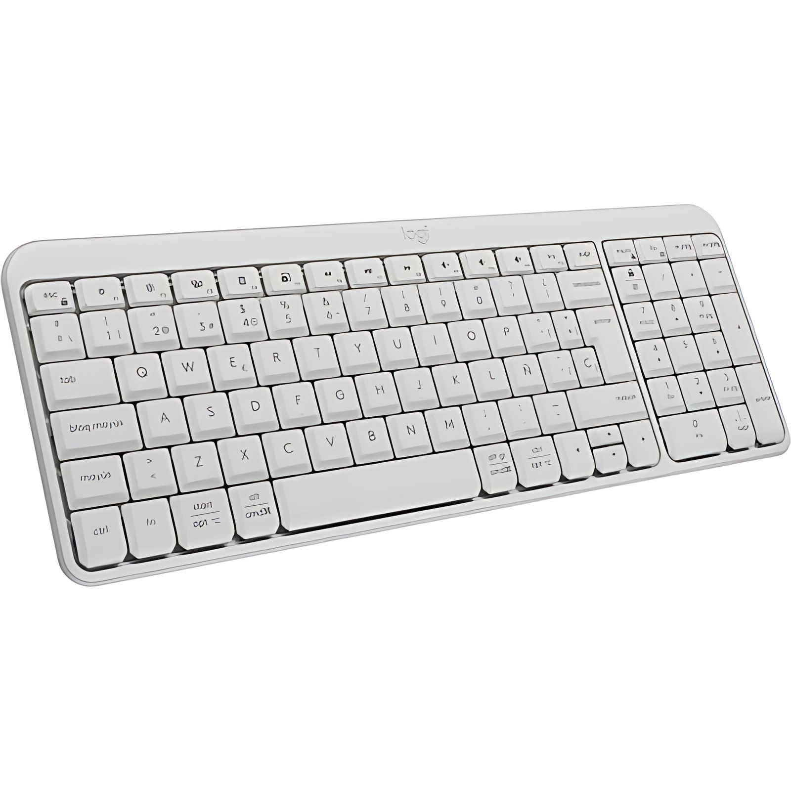 Logitech K250 Robusto Teclado – Compacto – Inalámbrico Conectividad – Español – Qwerty Diseño – Blanco Crudo – Bluetooth – 10m – Windows 10, Windows 11, Mac Os X 12.0 Monterey, Chromeos, Linux, Ipados 15, Ios 15, Android 12 – Chromebook – Pc, Mac – Plástico Reciclado – Aaa Tamaño De Batería Admitida