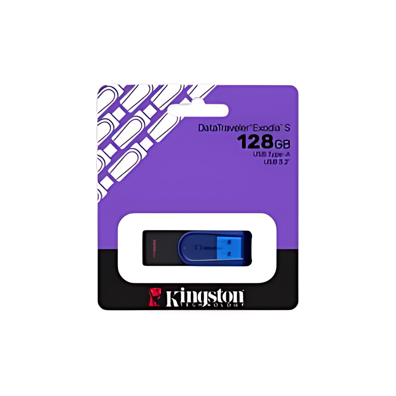 Usb Memoria Kingston 128gb Dt   Exodia “s” Azul