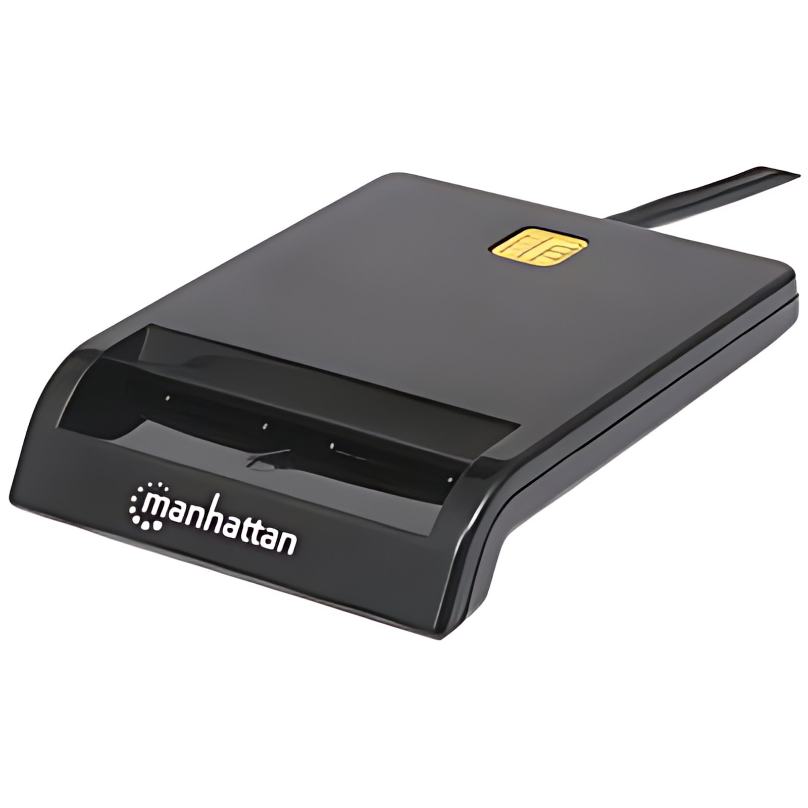 Lector De Tarjetas Inteligente Manhattan 102049 Contacto – Negro – Cableusb 2.0