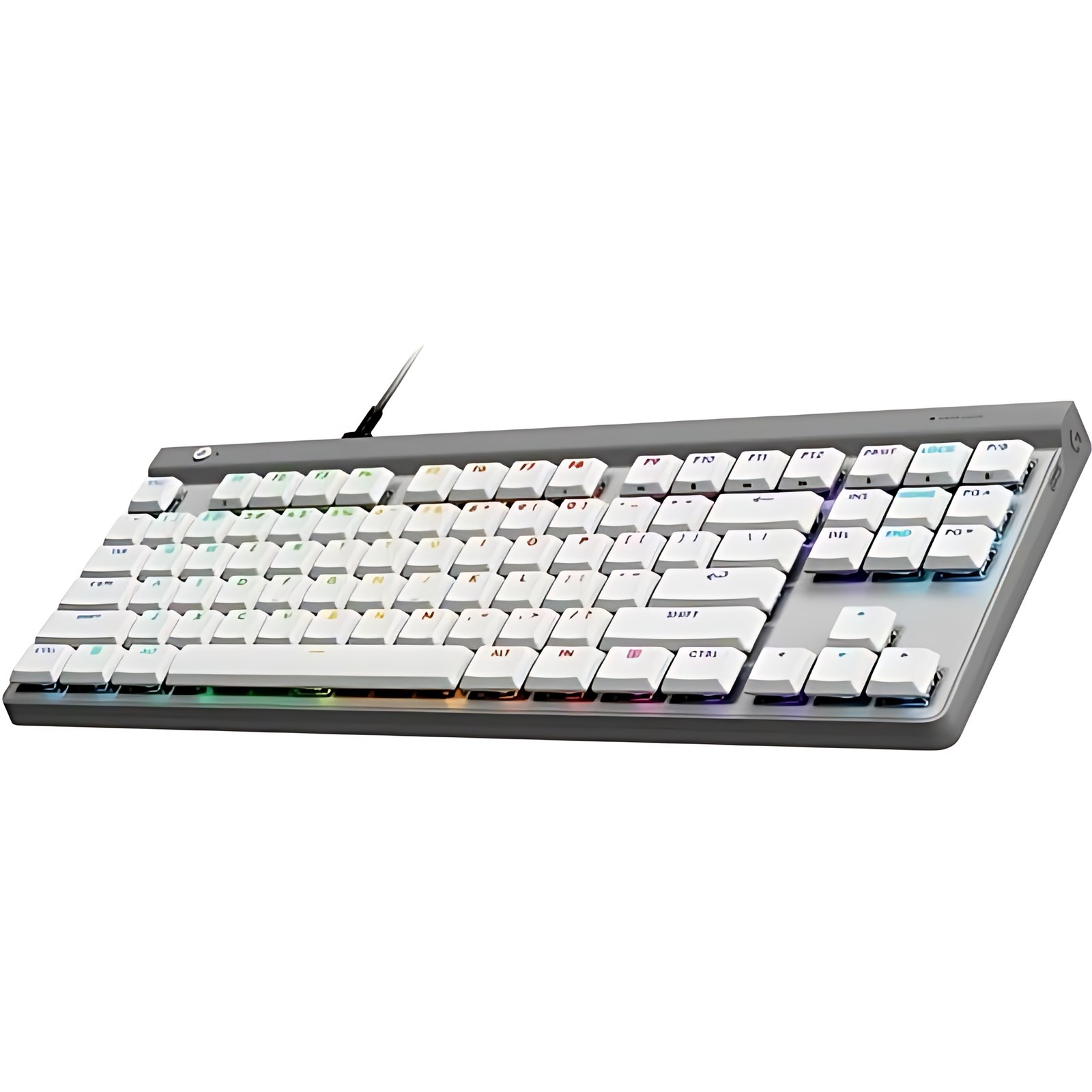 Logitech G G515 Tkl Teclado Gaming – Sin Teclado Numérico – Cable Conectividad – Usb Interfaz – Rgb Led – English – Blanco – Gl Táctil Llave De Contacto