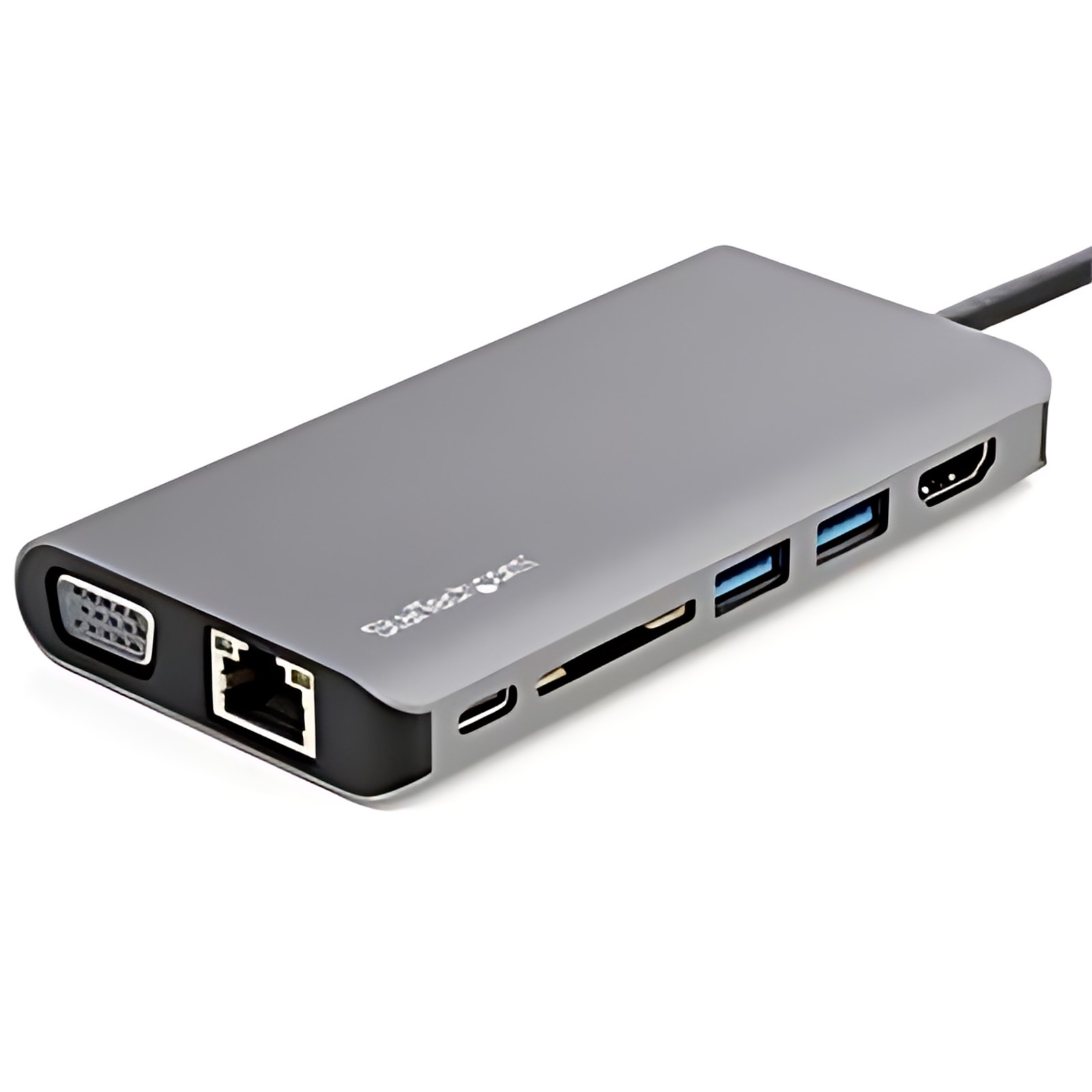 Startech.com Dkt30chvausp Adaptador Usb-C Multipuertos – Hdmi O Vga – 100w Pd – Con Cable De 30cm – Negro