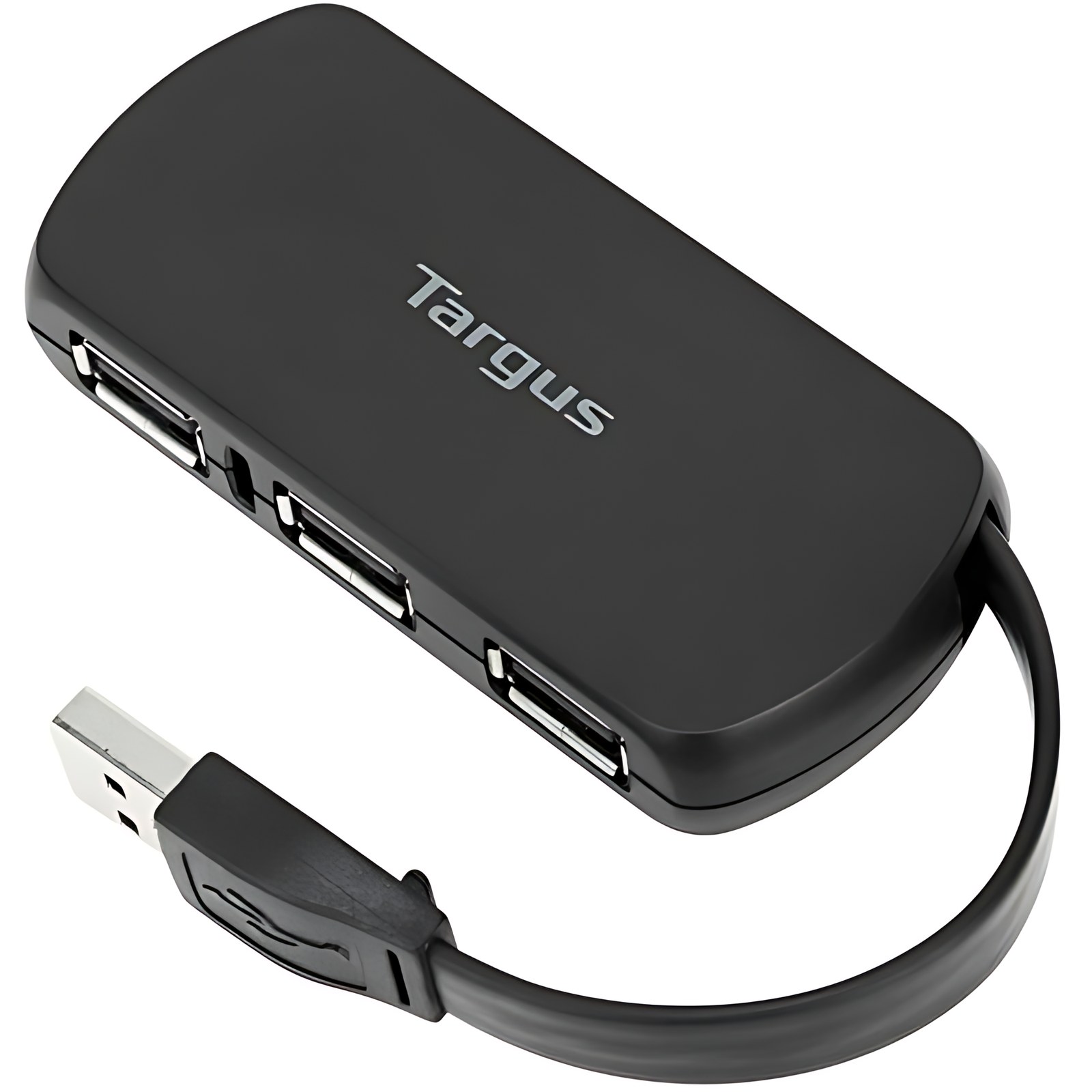 HUB 4 PUERTOS USB 2.0 WINDOWS Y MAC ALIMENTACION USB NEGRO