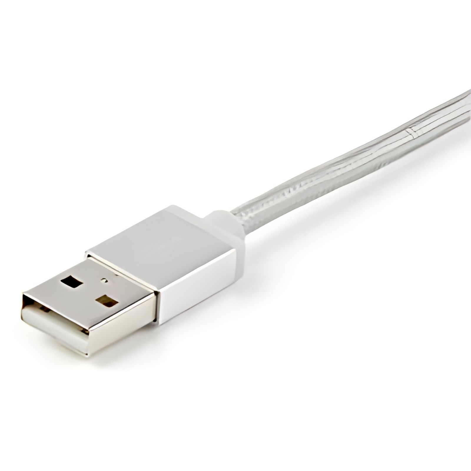 StarTech.com Cable Trenzado de 1m USB a Lightning USB-C y Micro USB - Cable Cargador para Teléfono Celular iPhone iPad Tablet - Cable for iPod, iPad, iPhone, Teléfono, Tableta - 480Mbit/s - MFI - Níqu