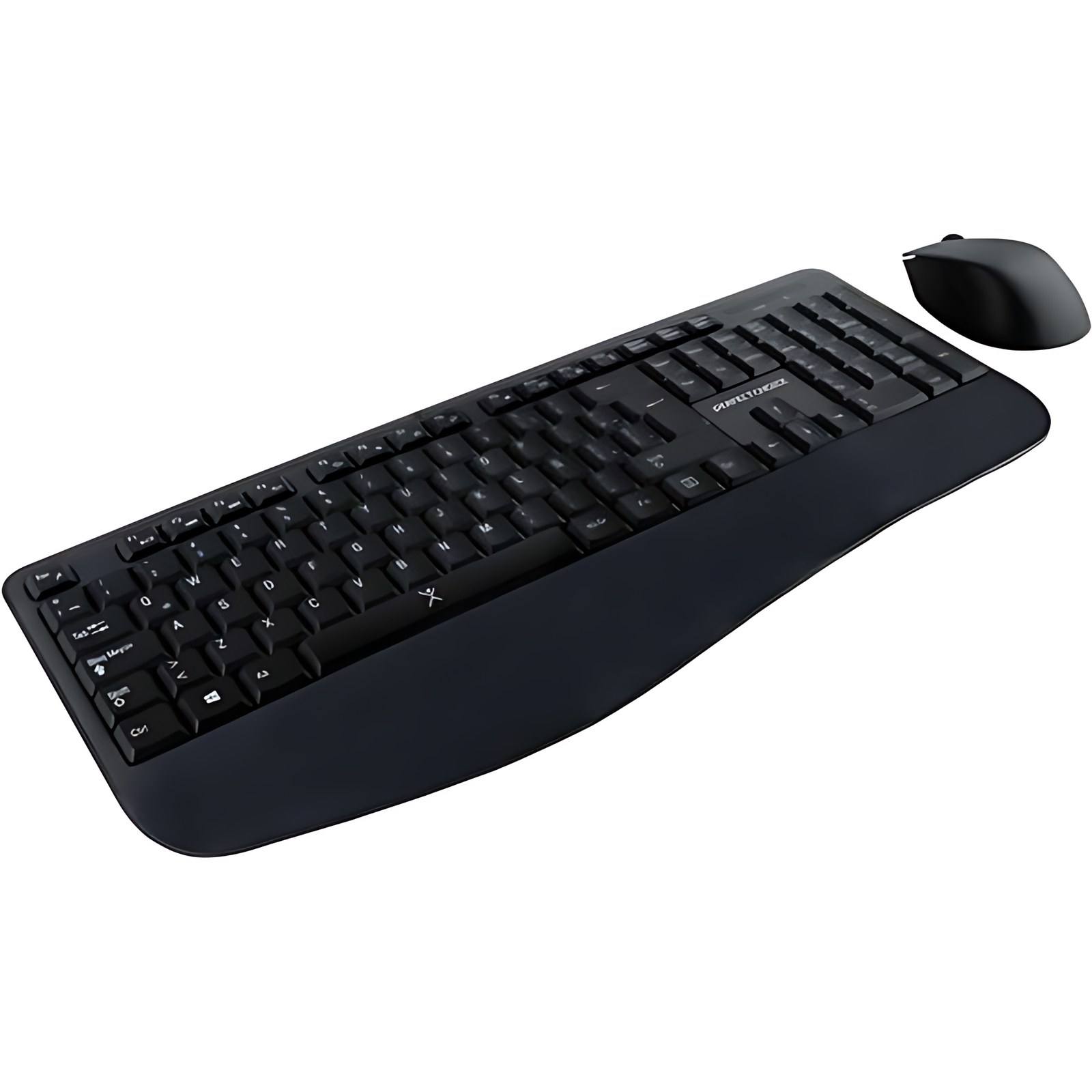Kit de Teclado y Mouse Inalámbrico ERGONOMICO Teclas Redondas Black Round | PERFECT CHOICE
