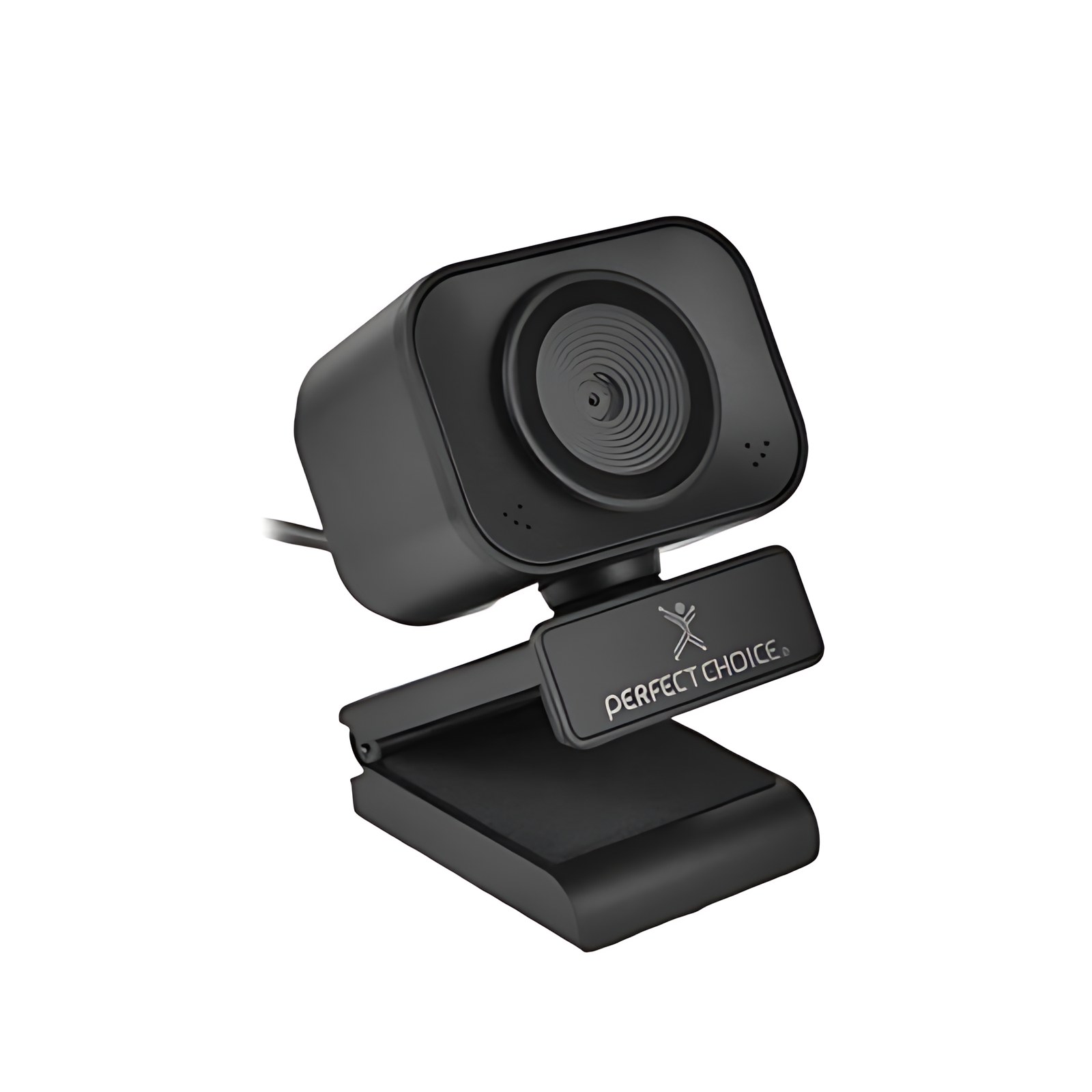 Cámara Web Perfect Choice - 5Megapíxel - 2K - 2560 x 1440 Vídeo - Auto-foco - Micrófono - Windows, macOS - Reducción de ruido, Rotación 360°