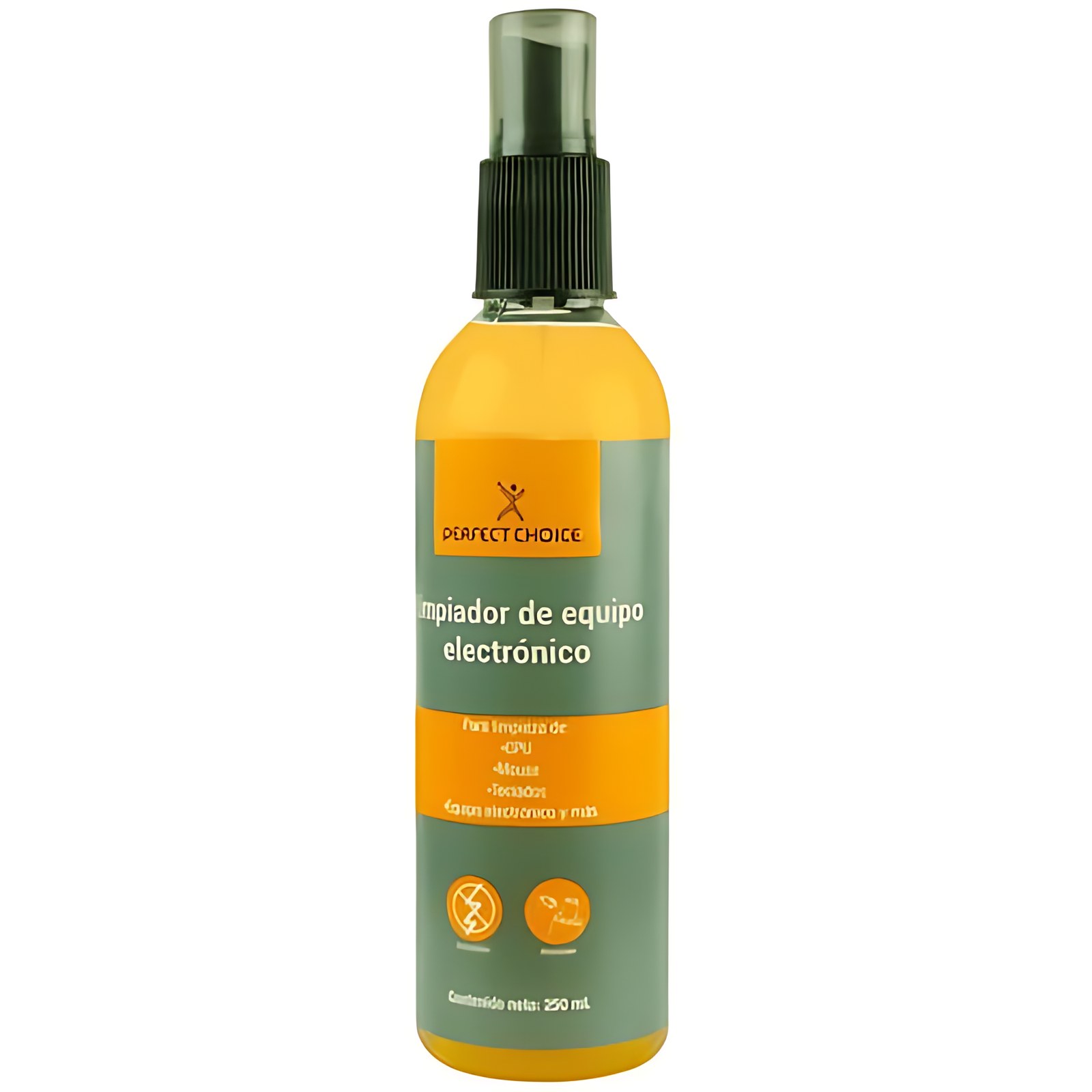 Limpiador Antiestático para Equipo Electrónico 250ml | PERFECT CHOICE