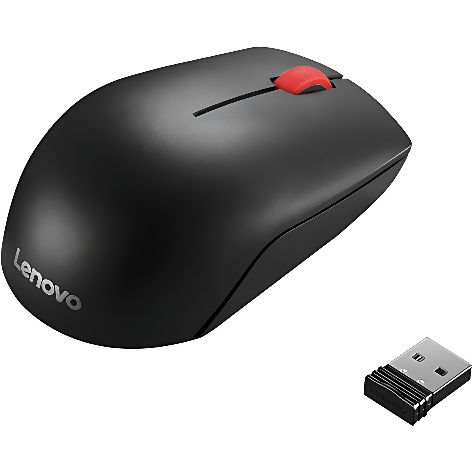 Mouse Lenovo Essential – Radiofrecuencia – Usb – óptico – 3 Botón(es) – Negro – 1000 Dpi – Simétrico