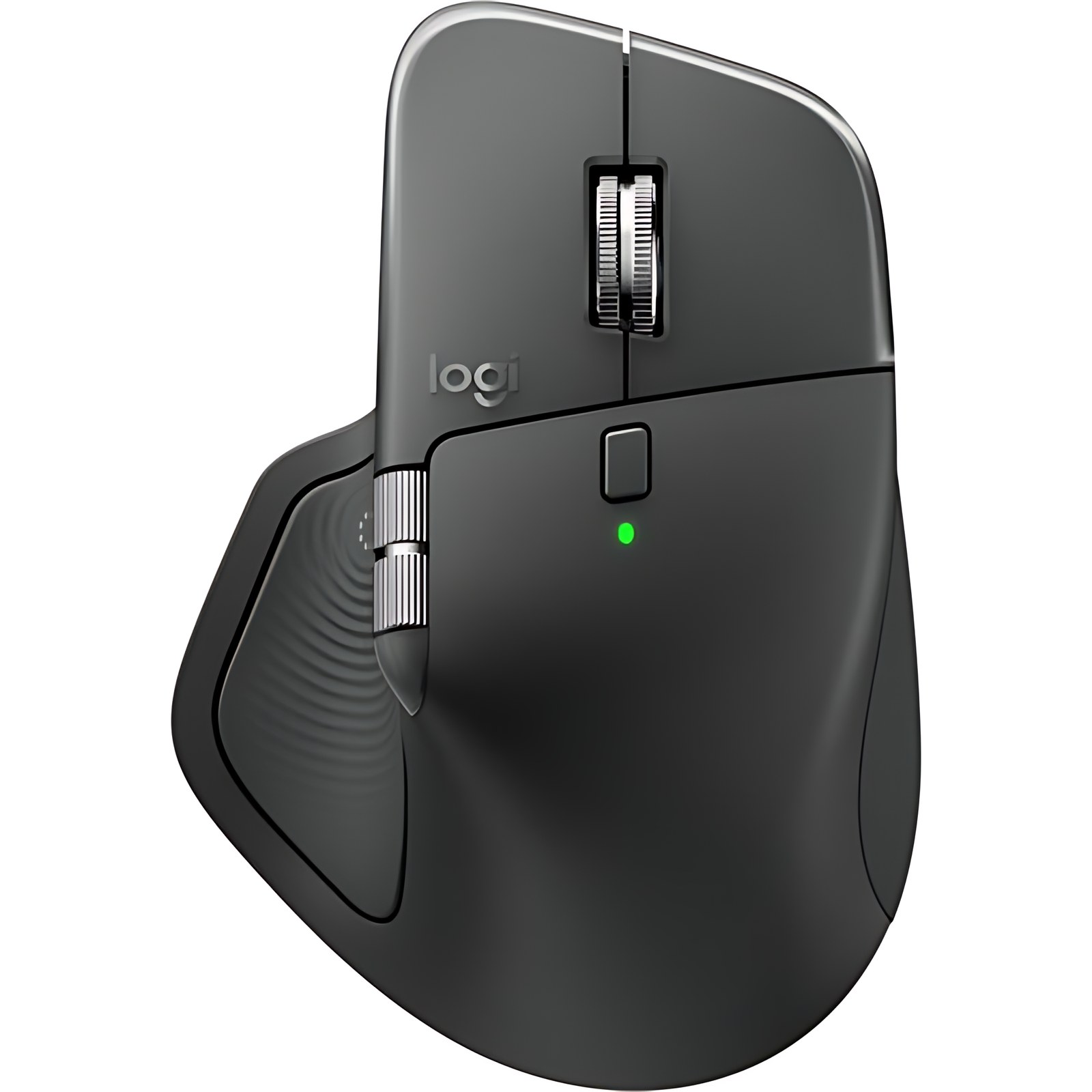 Mouse Logitech Mx Master 4 – Frecuencia Bluetooth/Radio – Usb Tipo C, Usb Tipo A – Darkfield – 8 Botón(es) – Grafito – Inalámbrico – 10m – 2.40ghz – Recargable – 8000 Dpi – Botón Para Pulgar, Rueda De Desplazamiento