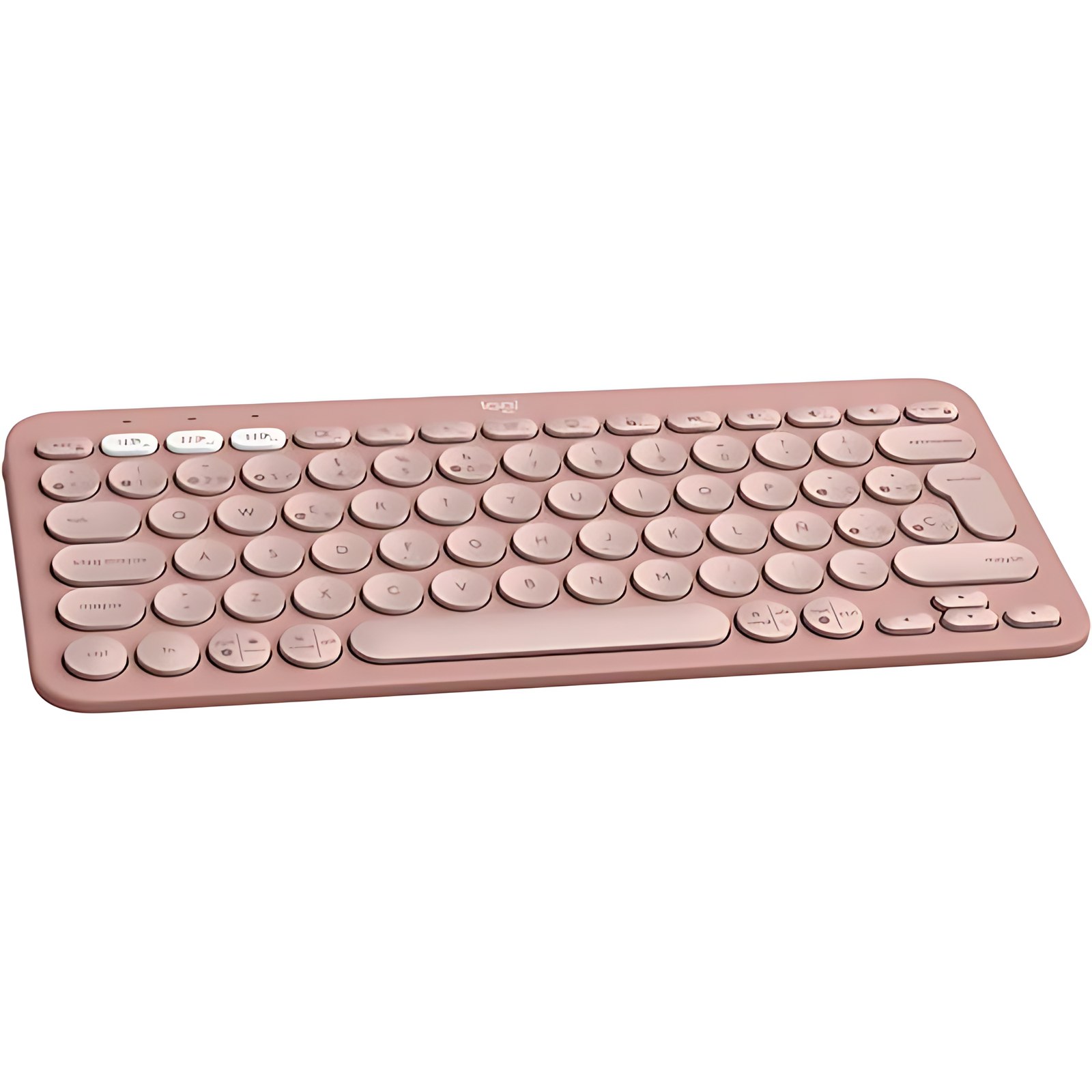 Logitech Pebble Keys 2 K380s Teclado - Inalámbrico Conectividad - USB Interfaz - Español - Bluetooth - 10m - De Escritorio, Buscar, Atrás, Emoji, Screen Snipping, Dictado Tecla(s) de acceso rápido - W