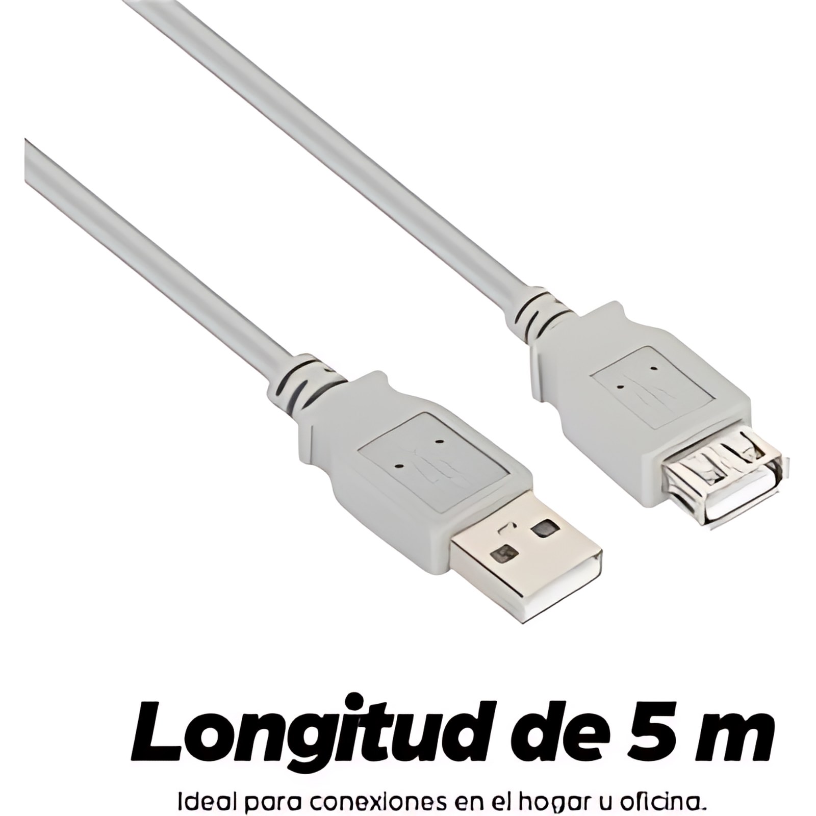 Cable De Extension Usb 1.8m Gris – Extremo Secundario: 1 X Usb Type A – Female – 12mbit/S – Cable De Extensión – Apantallado – 28 Awg – Gris
