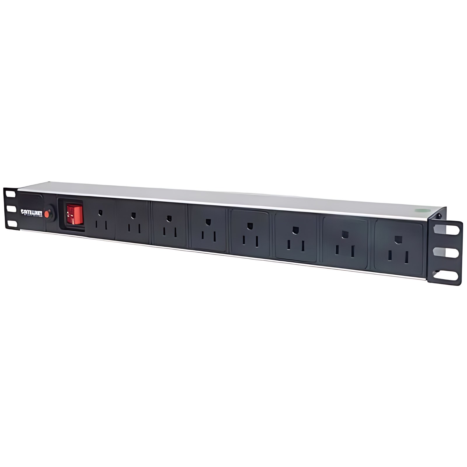 Pdu Barra Multicontacto Con 8 Contactos Interruptor Supresor Para Rack De 19″ – Basic – Iec 60906 – 8 X Iec 60906 – 15a – 1u – Montable En Bastidor – Compacto