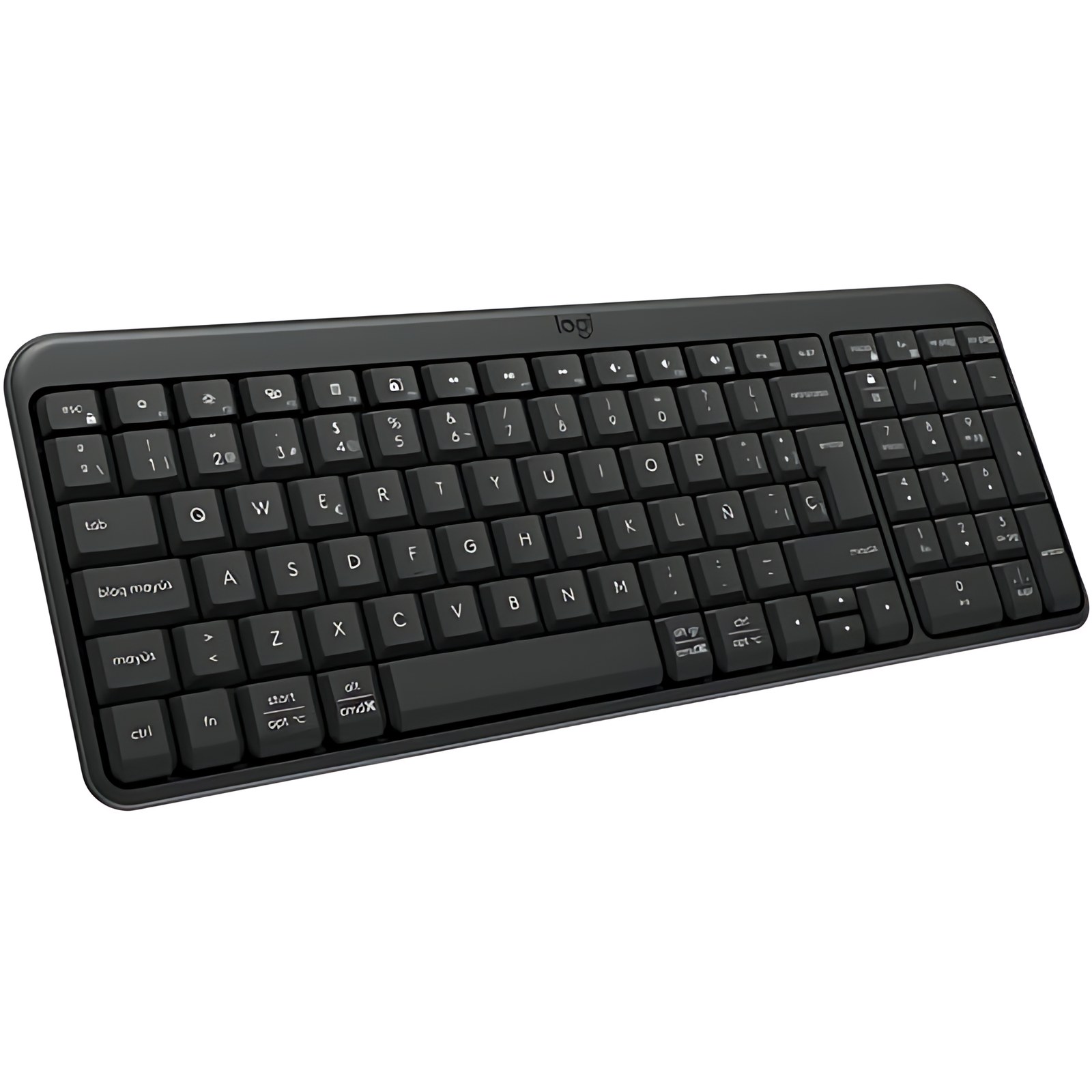 Logitech K250 Robusto Teclado – Compacto – Inalámbrico Conectividad – Español – Qwerty Diseño – Grafito – Bluetooth – 10m – Windows 10, Windows 11, Mac Os X 12.0 Monterey, Chromeos, Linux, Ipados 15, Ios 15, Android 12 – Chromebook – Pc, Mac – Plástico Reciclado – Aaa Tamaño De Batería Admitida