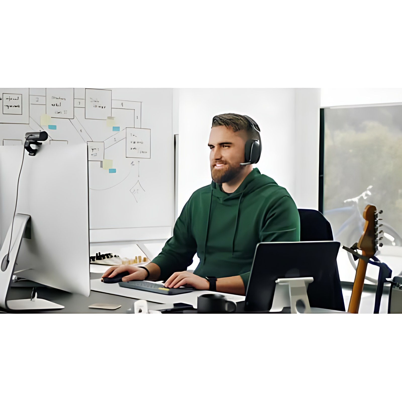 Auriculares Logitech Zone Vibe 100 Inalámbrico Sobre la oreja Estéreo - Grafito - Binaural - Cerrado - 3000cm - Bluetooth - 20Hz a 20kHz - Omnidireccional, Tecnología MEMS, Direccional, Función de can