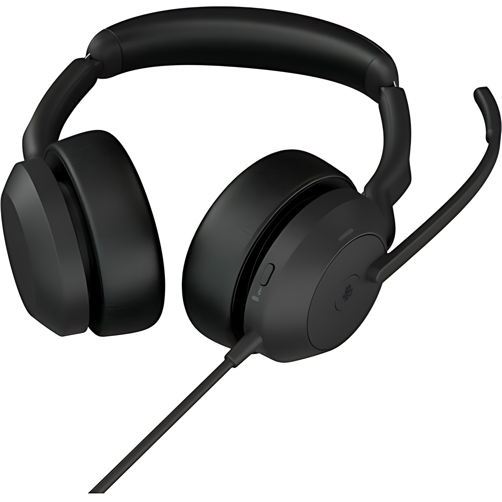 Auriculares Jabra Evolve2 50 Con cable/Inalámbrico Sobre la oreja, Sobre la cabeza Estéreo - Certificación Microsoft Teams - Binaural - Supra-aural - 3000cm - Bluetooth - 20Hz a 20kHz - 170cm Cable -
