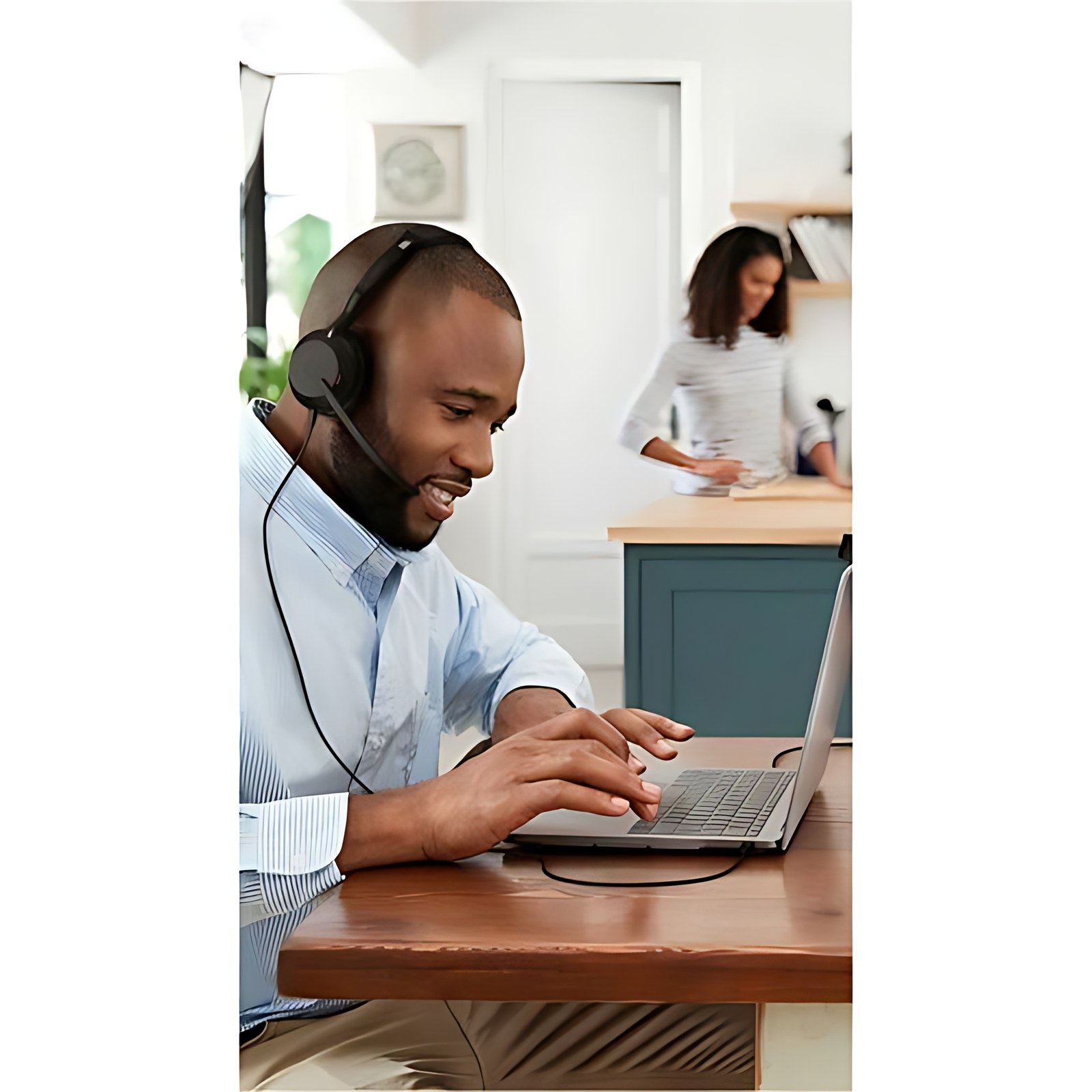 Auriculares Jabra Evolve2 50 Con cable/Inalámbrico Sobre la oreja, Sobre la cabeza Estéreo - Certificación Microsoft Teams - Binaural - Supra-aural - 3000cm - Bluetooth - 20Hz a 20kHz - 170cm Cable -
