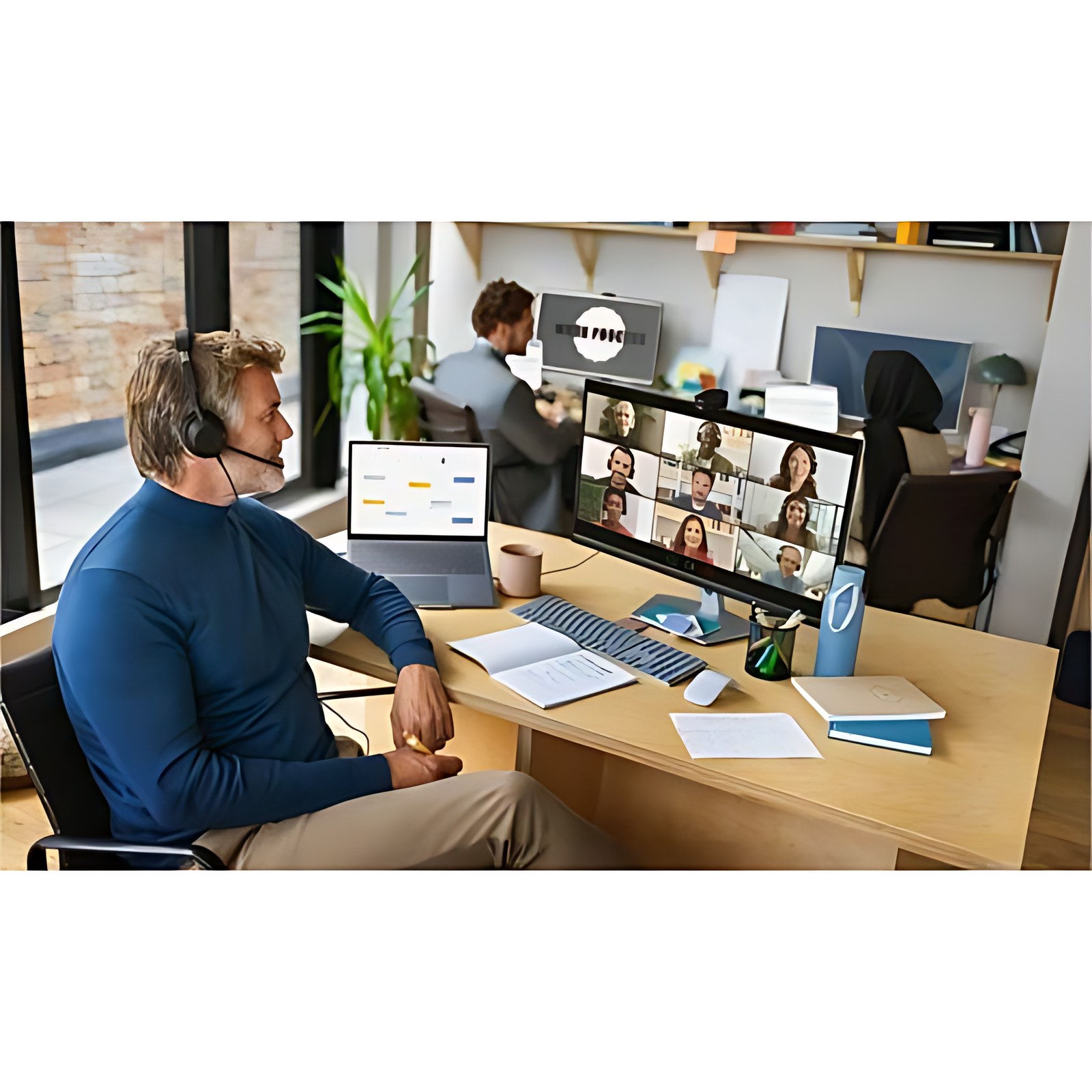 Auriculares Jabra Evolve2 50 Con cable/Inalámbrico Sobre la oreja, Sobre la cabeza Estéreo - Certificación Microsoft Teams - Binaural - Supra-aural - 3000cm - Bluetooth - 20Hz a 20kHz - 170cm Cable -