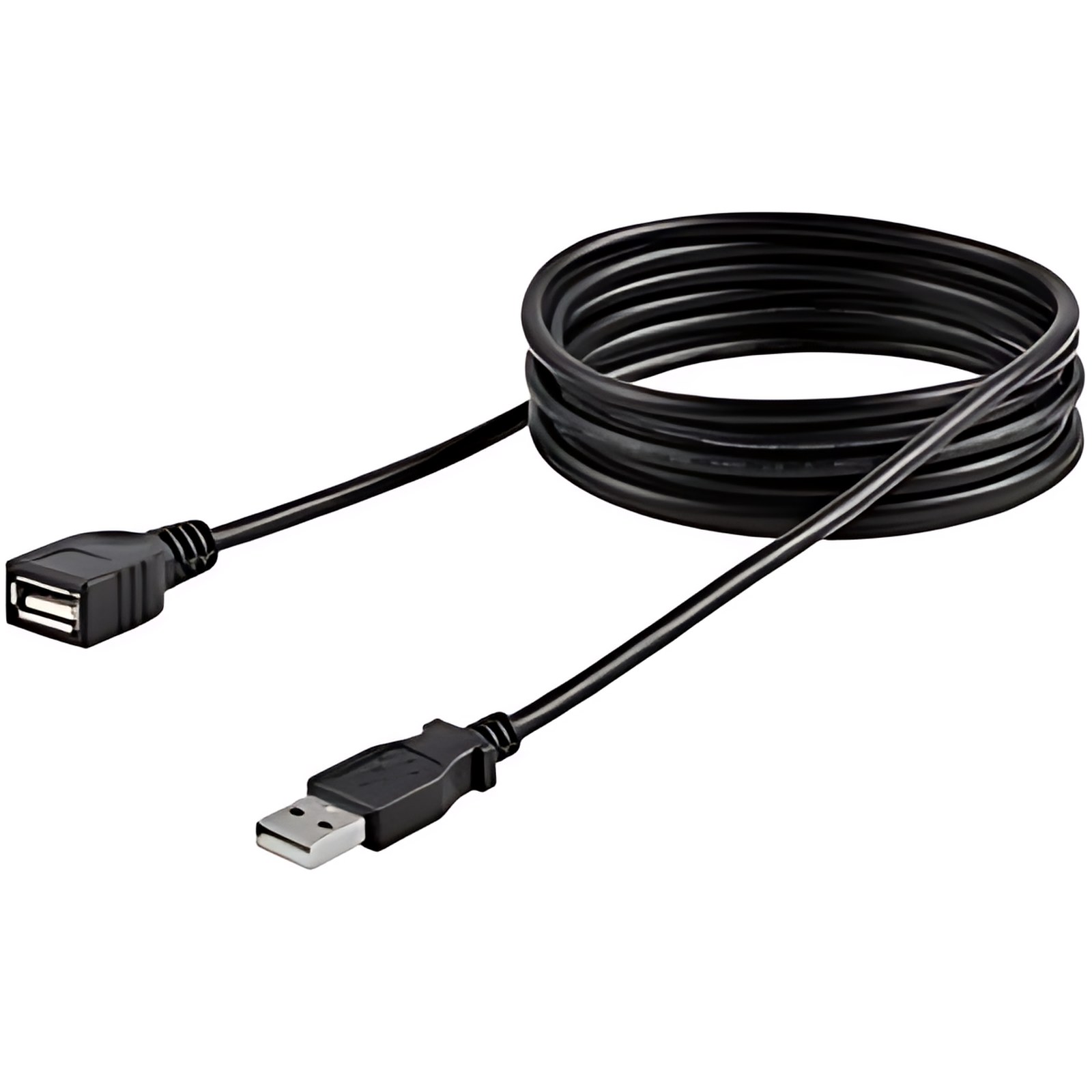 Startech.com Cable De 1.8m De Extensión Alargador Usb 2.0 – Macho A Hembra Usb A – Extensor – Cable For Dispositivo Periférico, Pc, Mac, Impresora – 480mbit/S – Cable De Extensión – Apantallado – Níquel Conector Chapado – 24/28 Awg – Negro