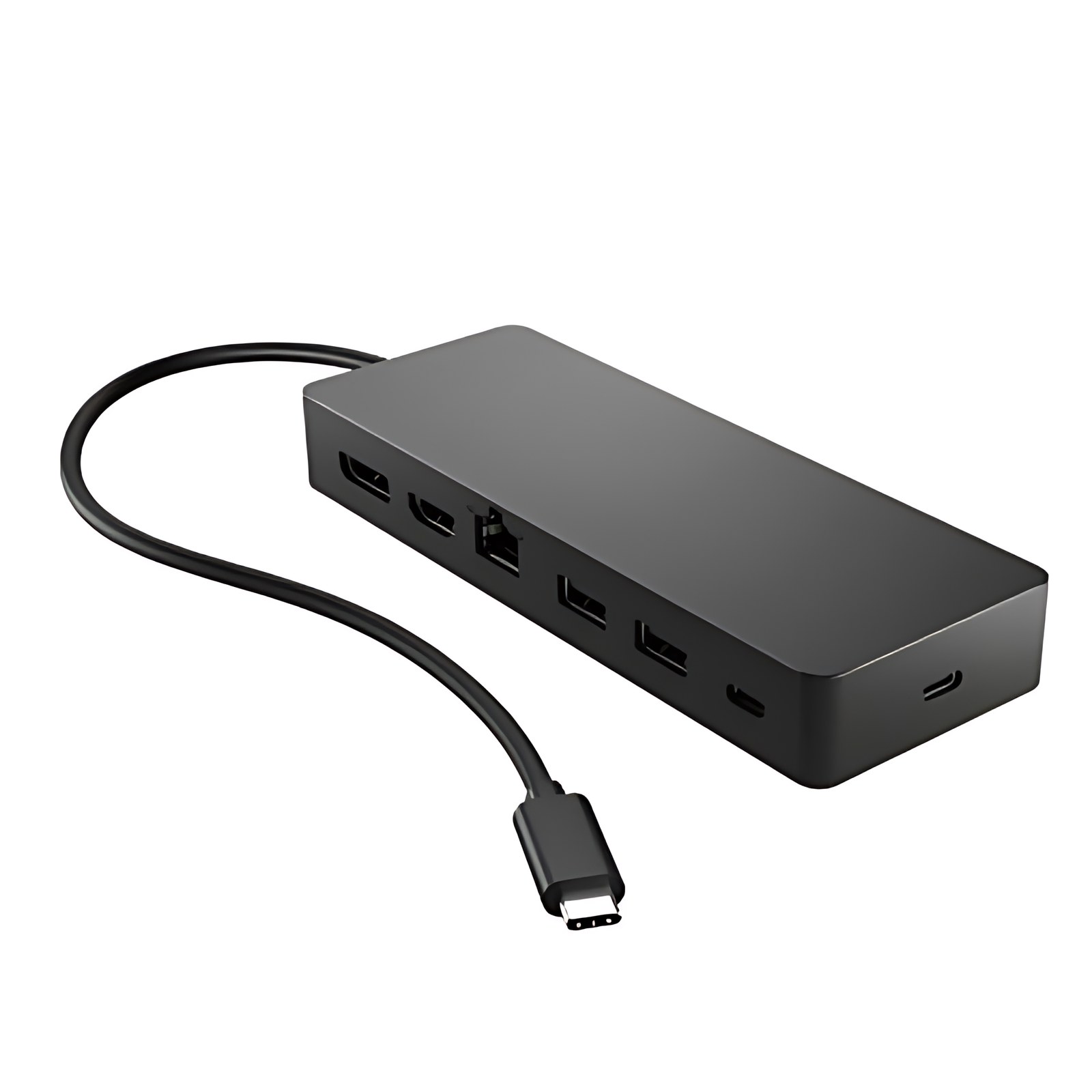 Hub Concentrador De Puertos Hp Universal Usb-C, Incluye 1 Displayport? 1.2; 1 Hdmi 2.0; 2 Usb Superspeed Type-A De 5 Gb/S; 1 Rj-45 (10/100/1000 Mbps); 1 Usb Type-C® (suministro De Energía Usb De Hasta 65 W); 1 Usb Superspeed Type-C® De 5 Gb/S, Compatible Con Windows 10; Windows 11; Macos; Chrome Os?, Cable De 30 Cm, Hasta 2 Pantallas 4k Admitidas, 1 Año De Garantía.