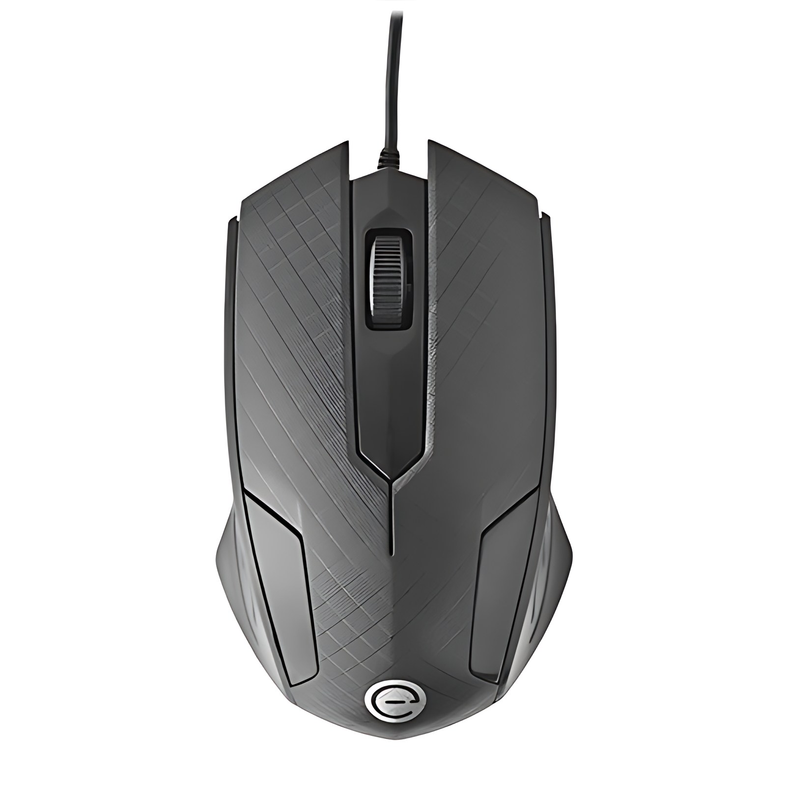 Mouse Perfect Choice - USB - Óptico - Negro - Cable - 1200 dpi