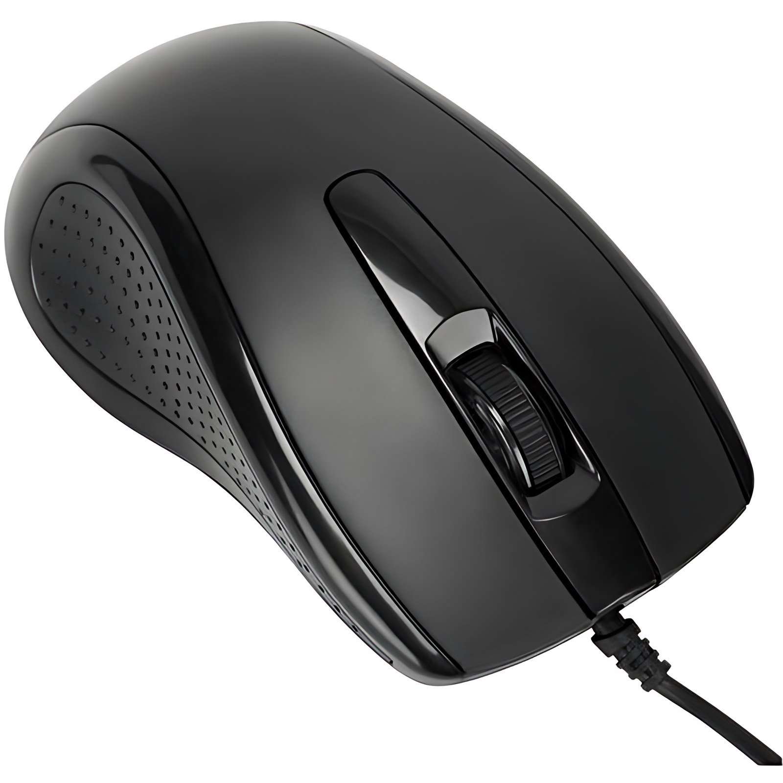 MOUSE OPTICO USB 5FT DISEÑO ERGONOMICO Y AMBIDIESTRO