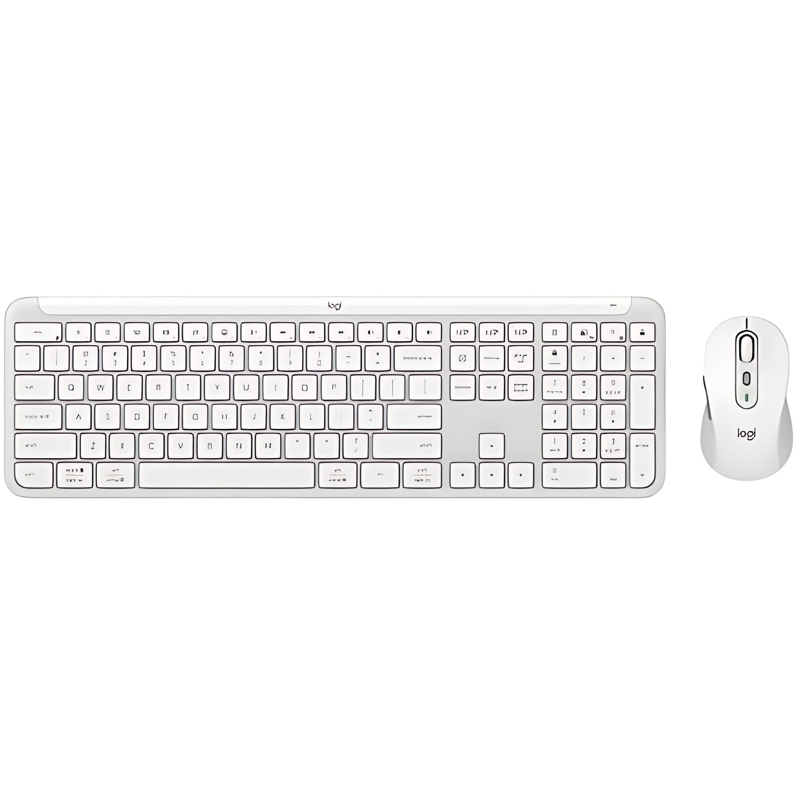 Teclado Y Ratón Logitech Signature Slim Mk950 – Qwerty – Español – Usb Tipo A Inalámbrico Bluetooth/Rf 5,1 2.40ghz Teclado – Keyboard/Keypad Color: Blanco – Usb Tipo A Inalámbrico Bluetooth/Rf Mouse – 4000 Dpi – 6 Botón – Rueda De Desplazamiento – Pointing Device Color: Blanco – Interuptor Encendido/Apagado, Easy Switch Tecla(s) De Acceso Rápido – Aaa, Aa – Compatible Con Computador, Tableta, Portátil, Smartphone Para Pc, Mac