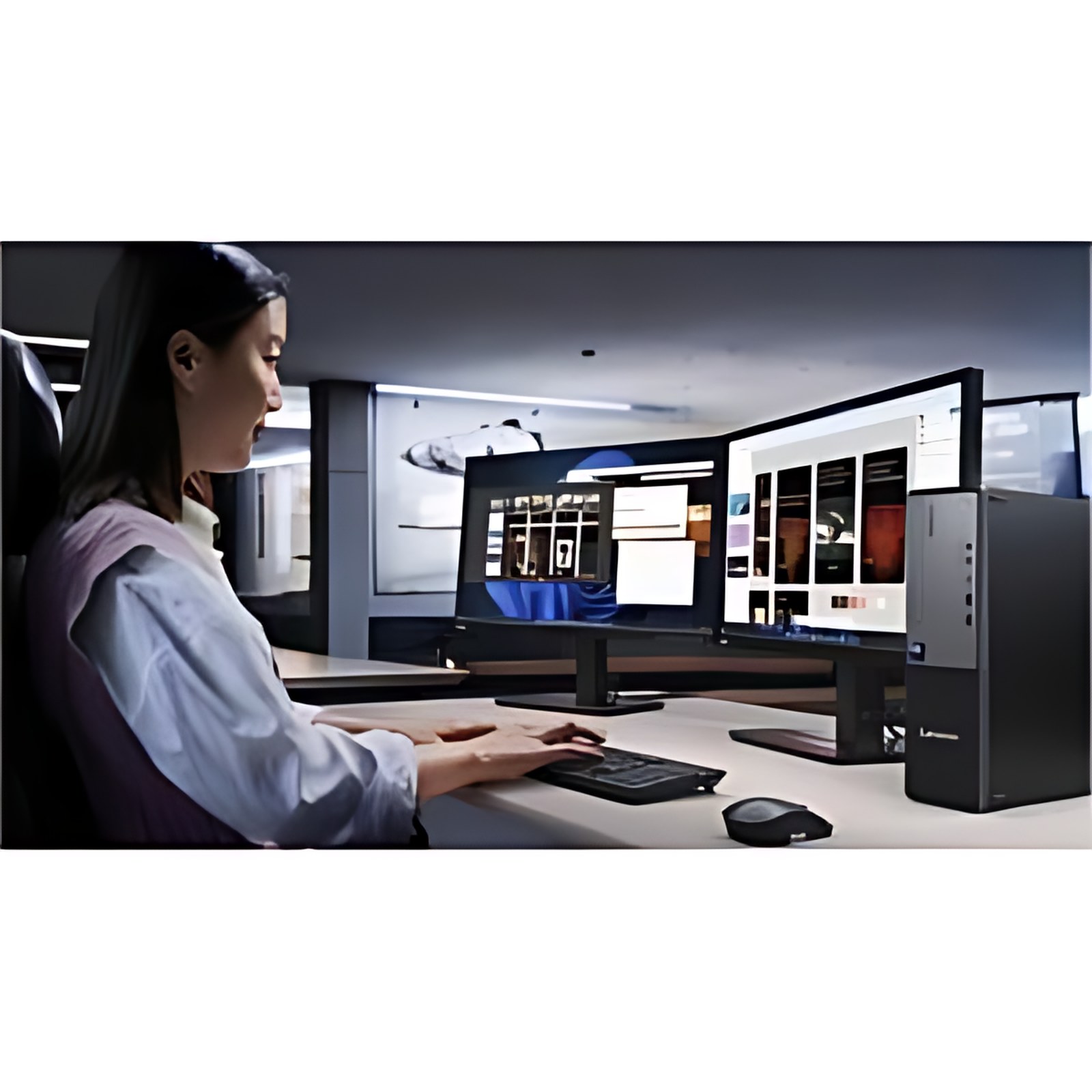 Computadora De Escritorio Lenovo Thinkcentre Neo 50s Gen 6 13dl000lls – Intel Core Ultra 7 Serie 2 265 – 16gb – 1tb Pci Express Nvme 4.0 X4 Ssd – Formato Pequedo – Negro Oscuro – Intel B860 Chip – Windows 11 Pro – Intel Ddr5 Sdram – Español Teclado – Wi-Fi 6 (ieee 802.11ax) – 200w