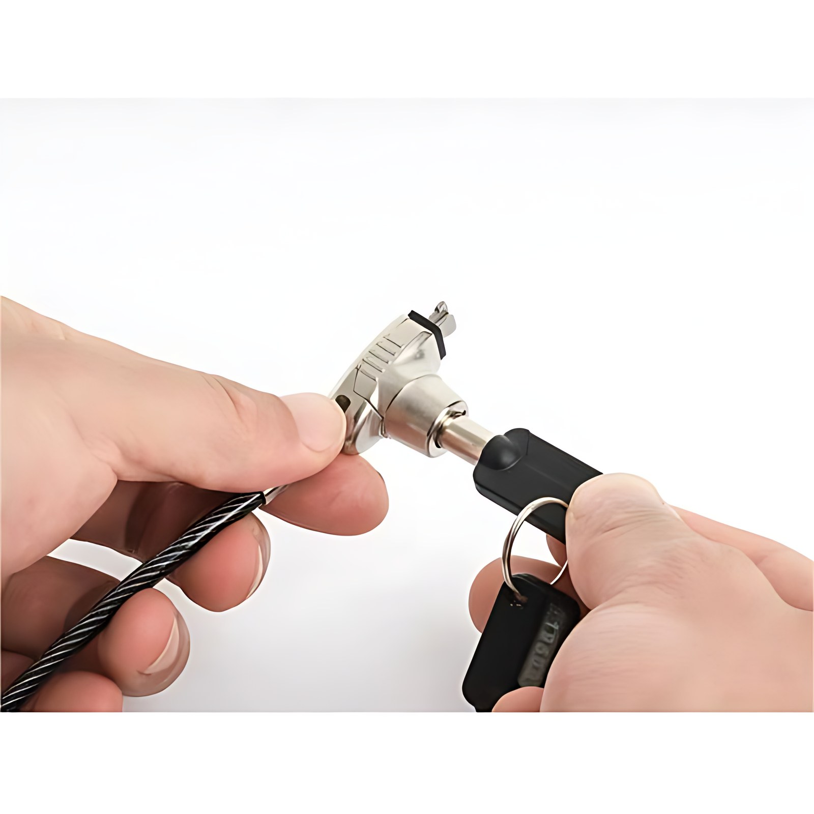 Candado de seguridad Nano para laptop, con llave - Manhattan