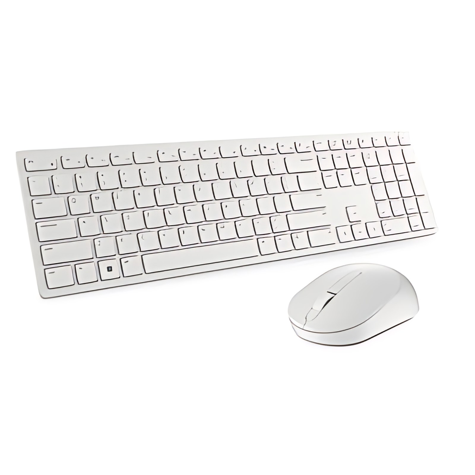 Kit Teclado Y Mouse Inalambrico Dell Pro Km5221w – Color Blanco – Lenguaje Español –  3 Años De Garantía.