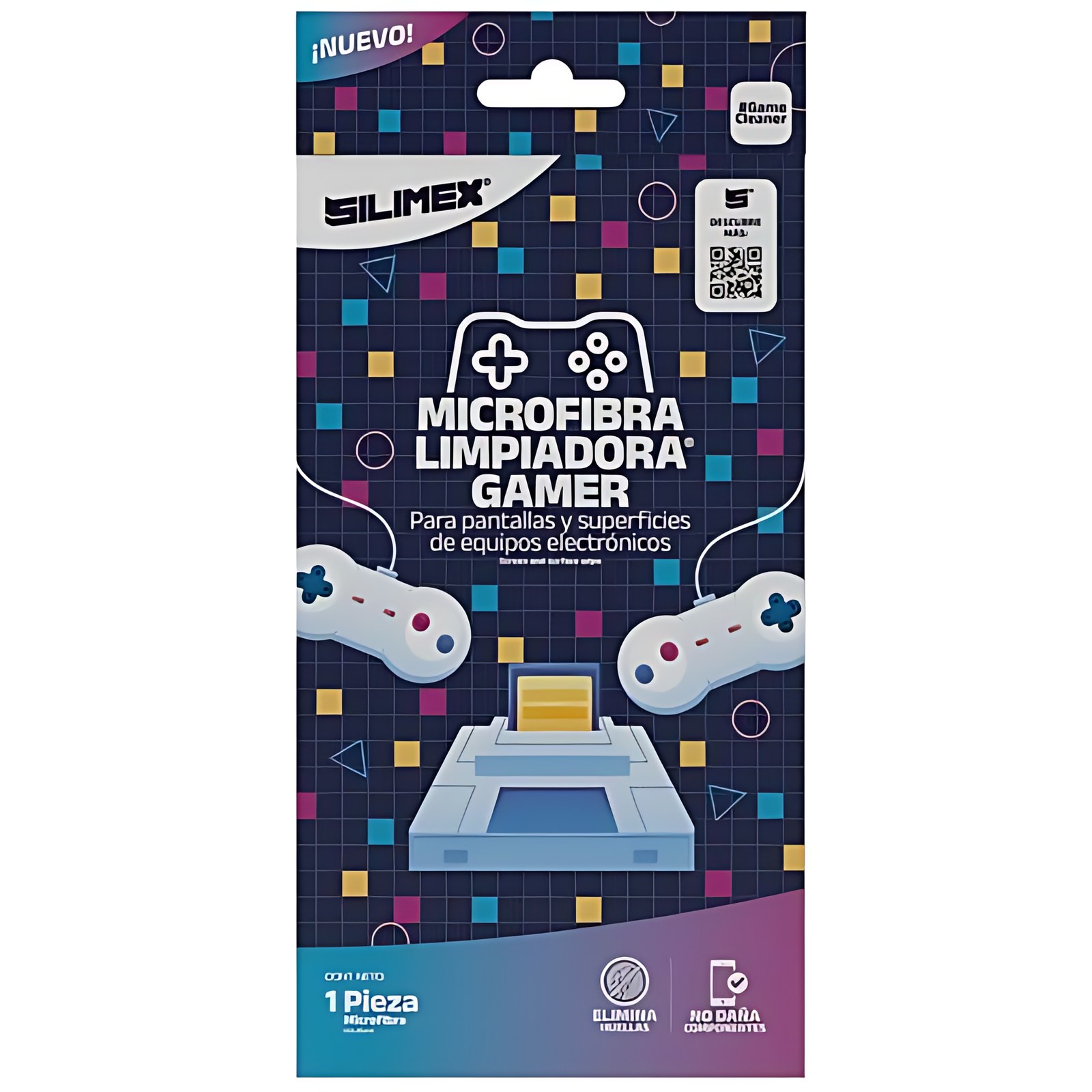 Silimex Tela Para Limpieza Para Electrónica, Computador, Juegos, Mando De Juego, Consola De Juegos, Accesorios Videojuegos, Equipos – Resistencia A Arañazos – Microfibra – 1 Pieza