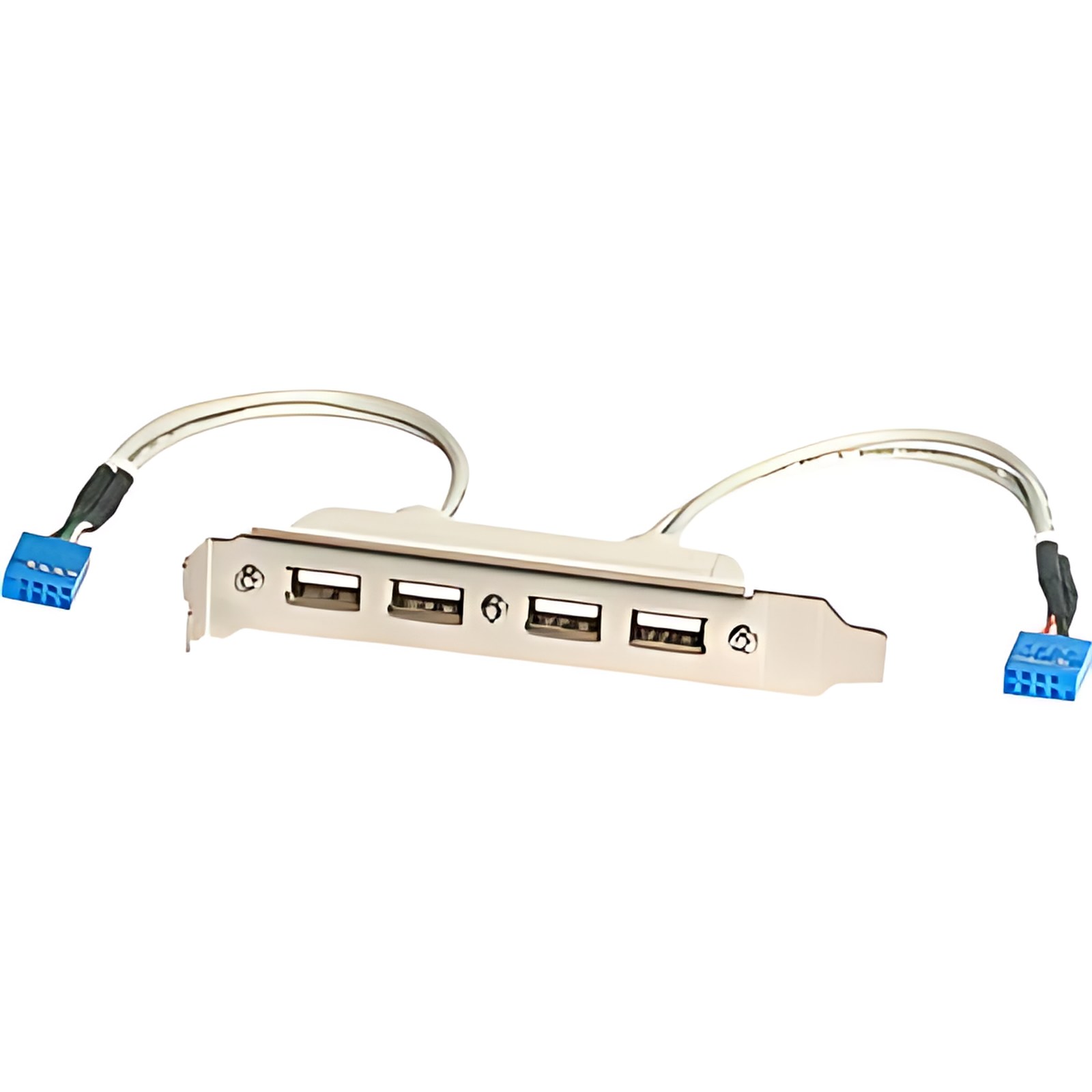 StarTech.com Cabezal Bracket de 4 puertos USB 2.0 con Conexión a Placa Base 2x IDC10